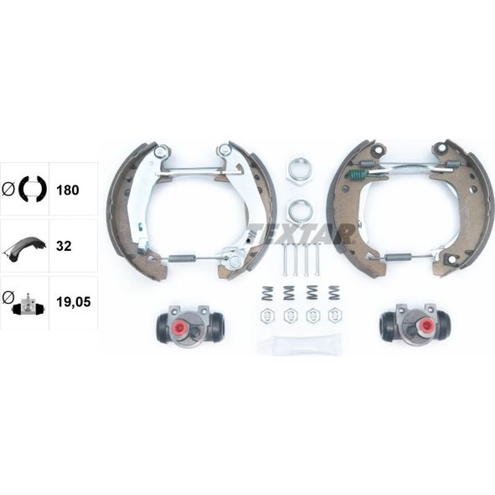 Textar Bremsbackensatz 84038204