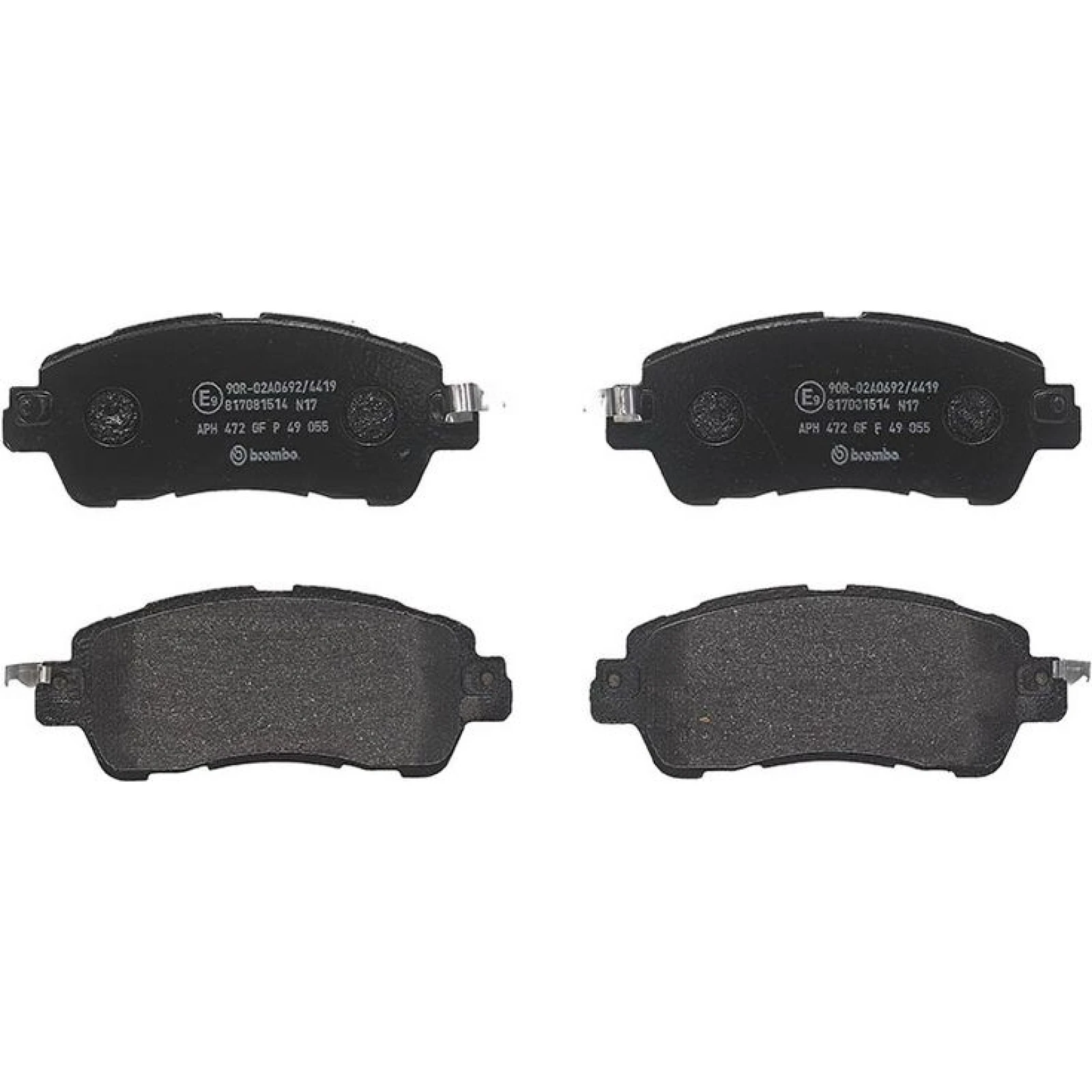 BREMBO Bremsklötze VA P 49 055