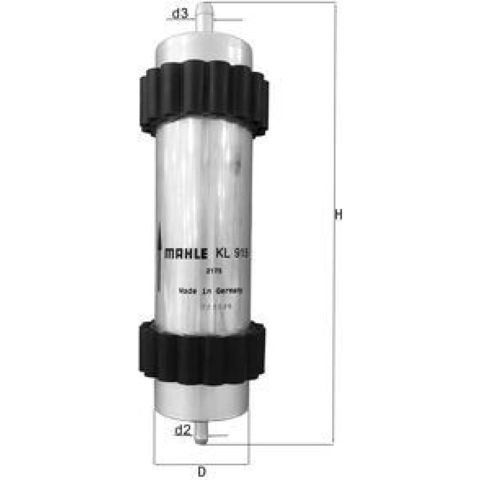 MAHLE Kraftstofffilter KL 915