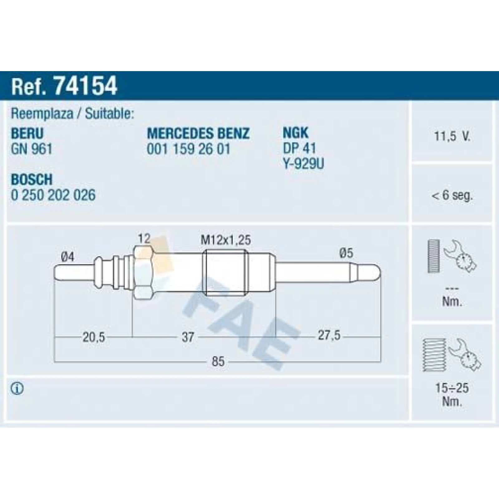 FAE Bremslichtschalter 26020