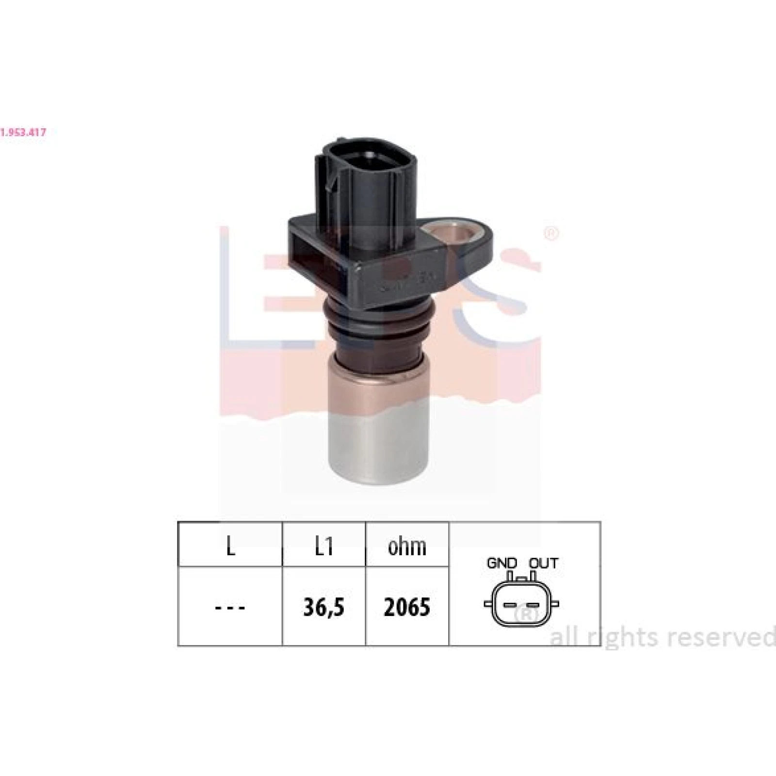 Sensor, Nockenwellenposition 1.953.417