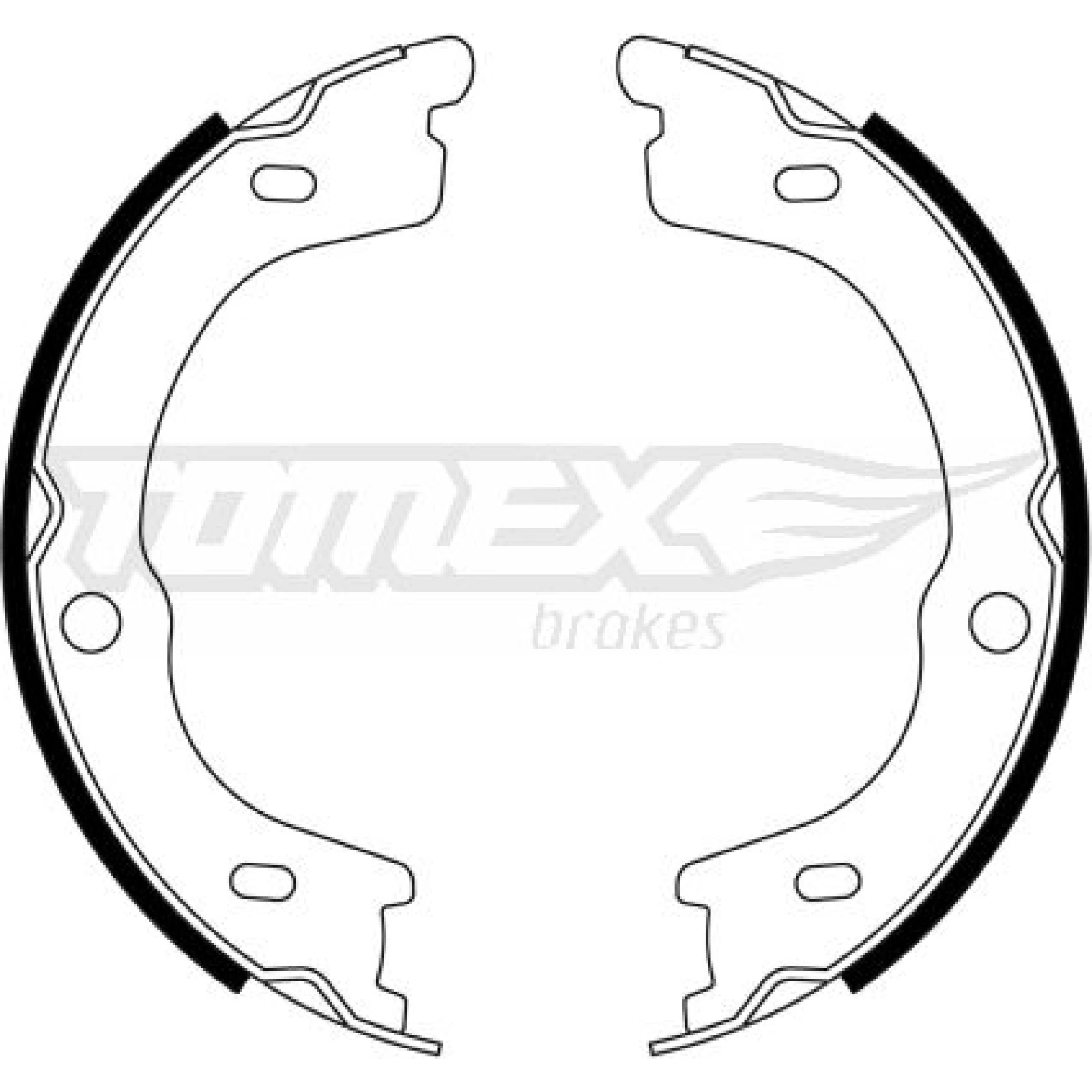 TOMEX brakes Bremsbackensatz TX 23-13