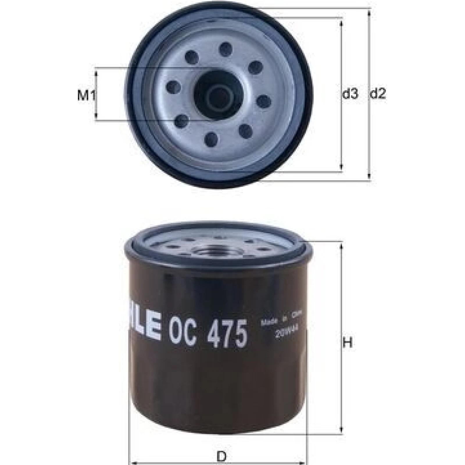 MAHLE Ölfilter OC 475