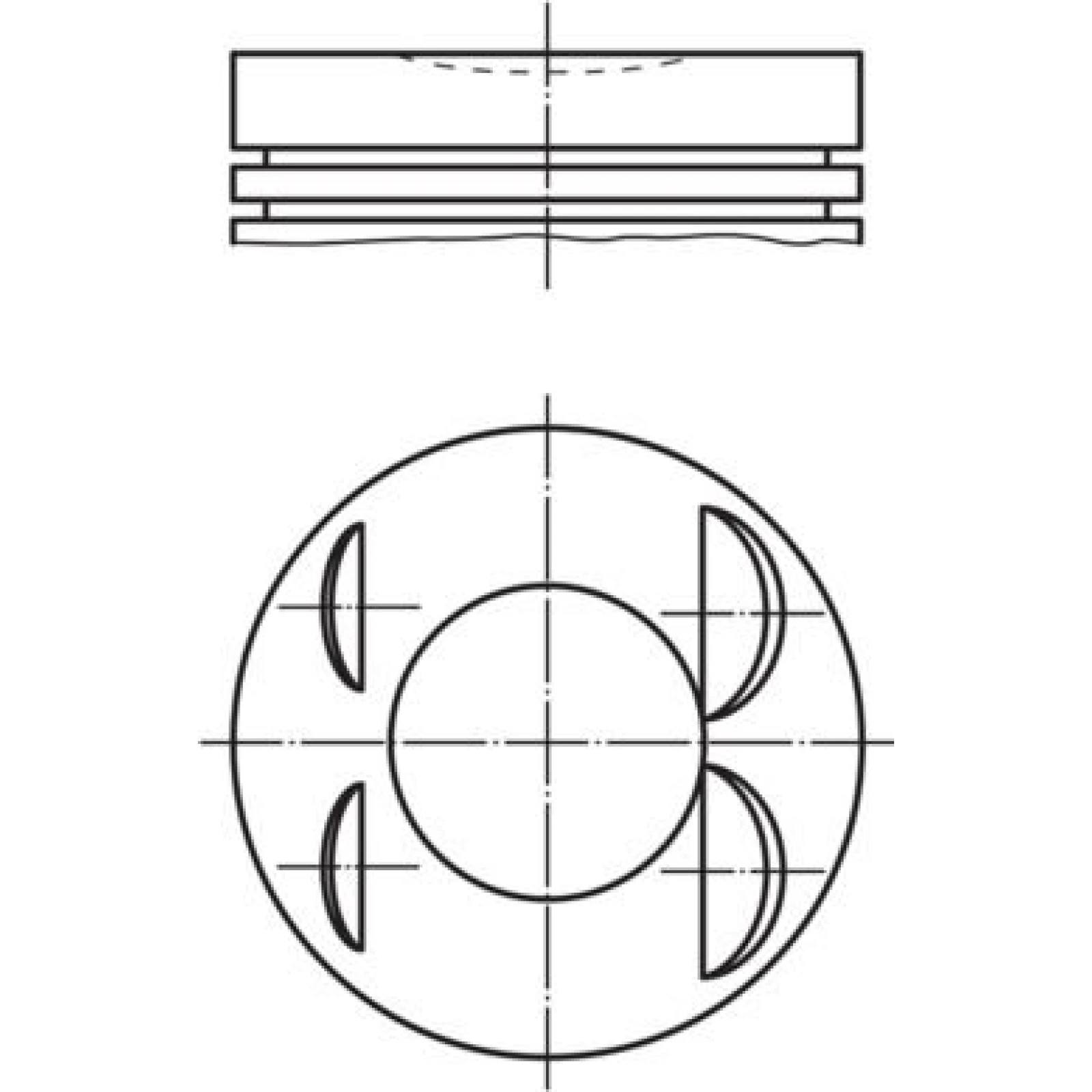 MAHLE Kolben 021 PI 00127 000