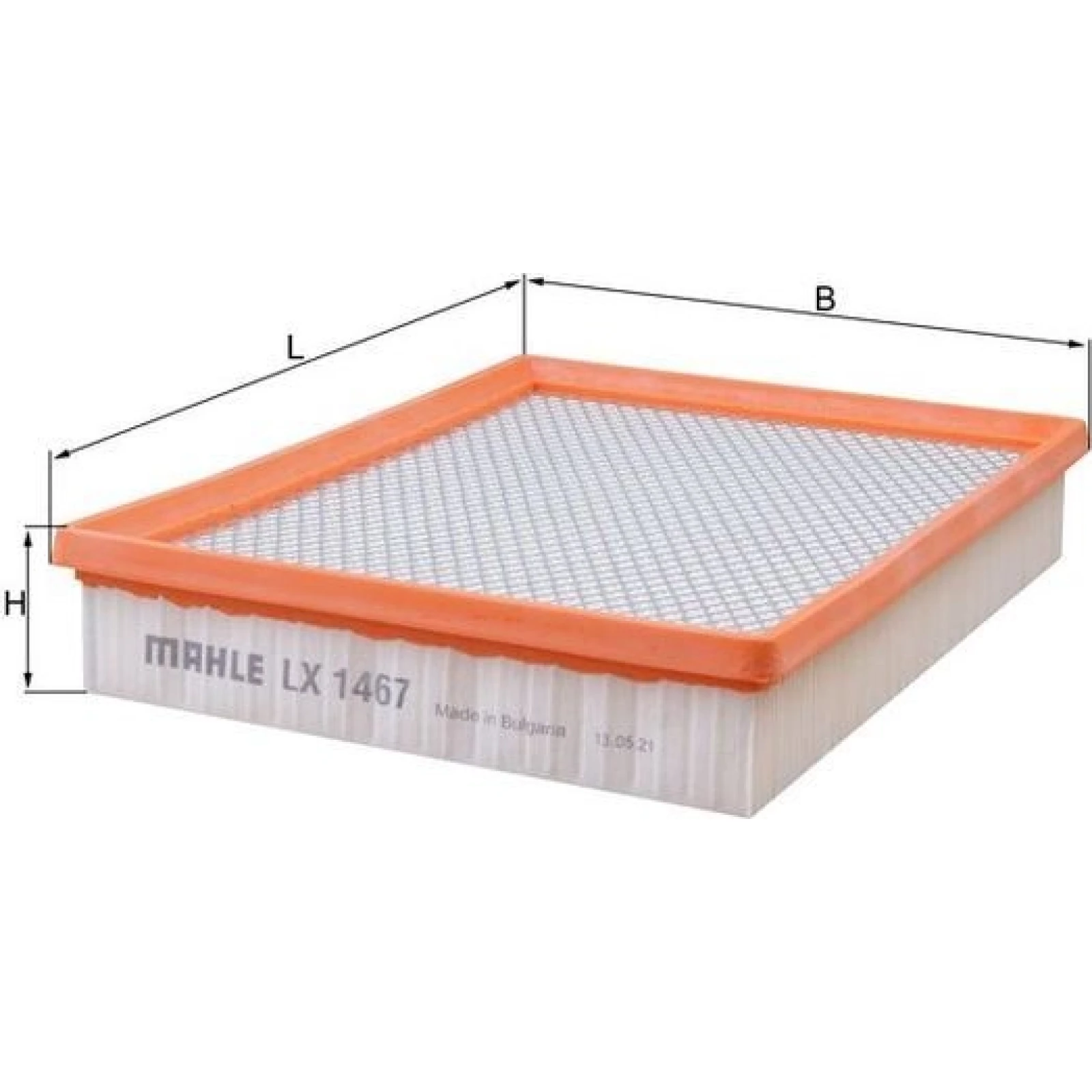 MAHLE Luftfilter LX 1467