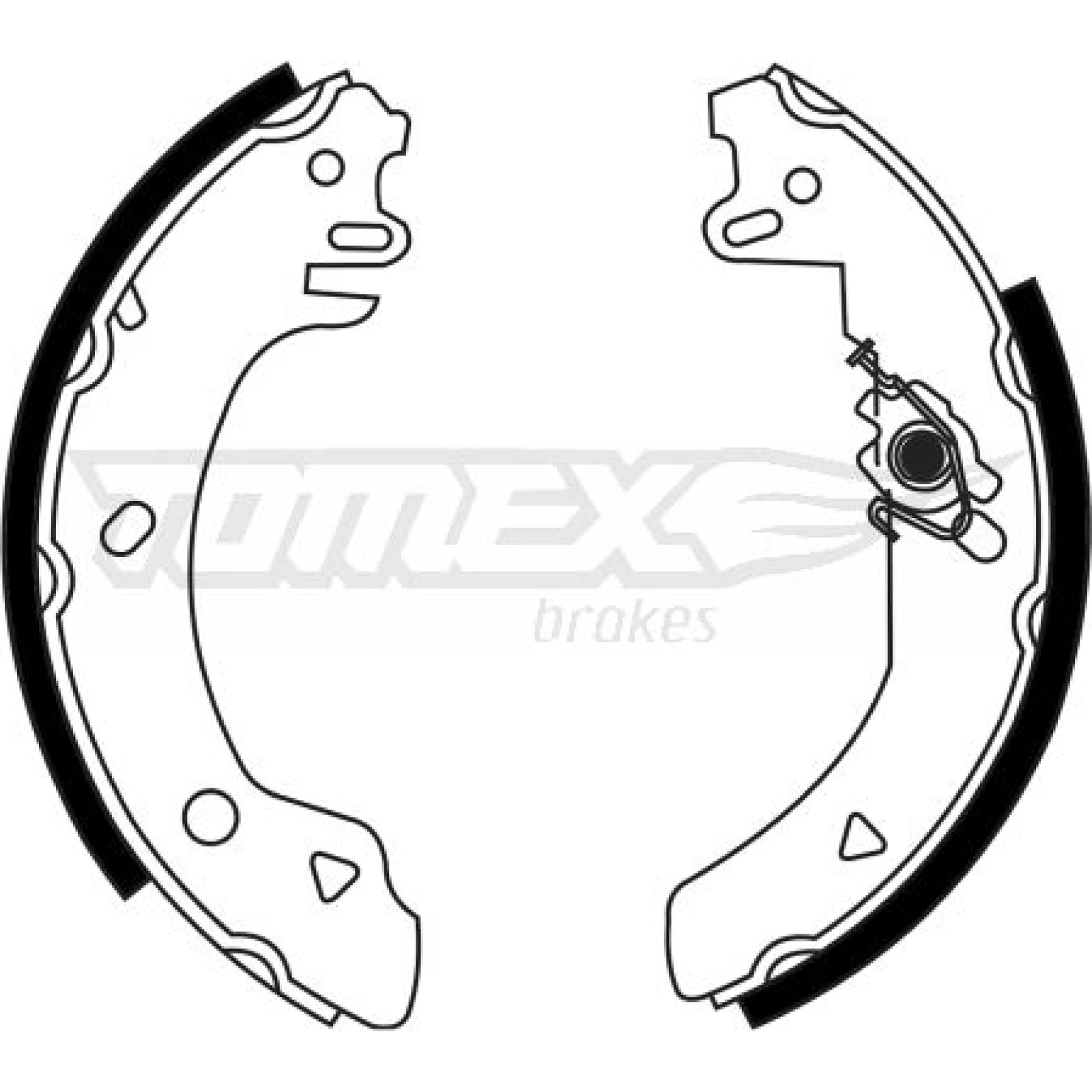 TOMEX brakes Bremsbackensatz TX 23-22