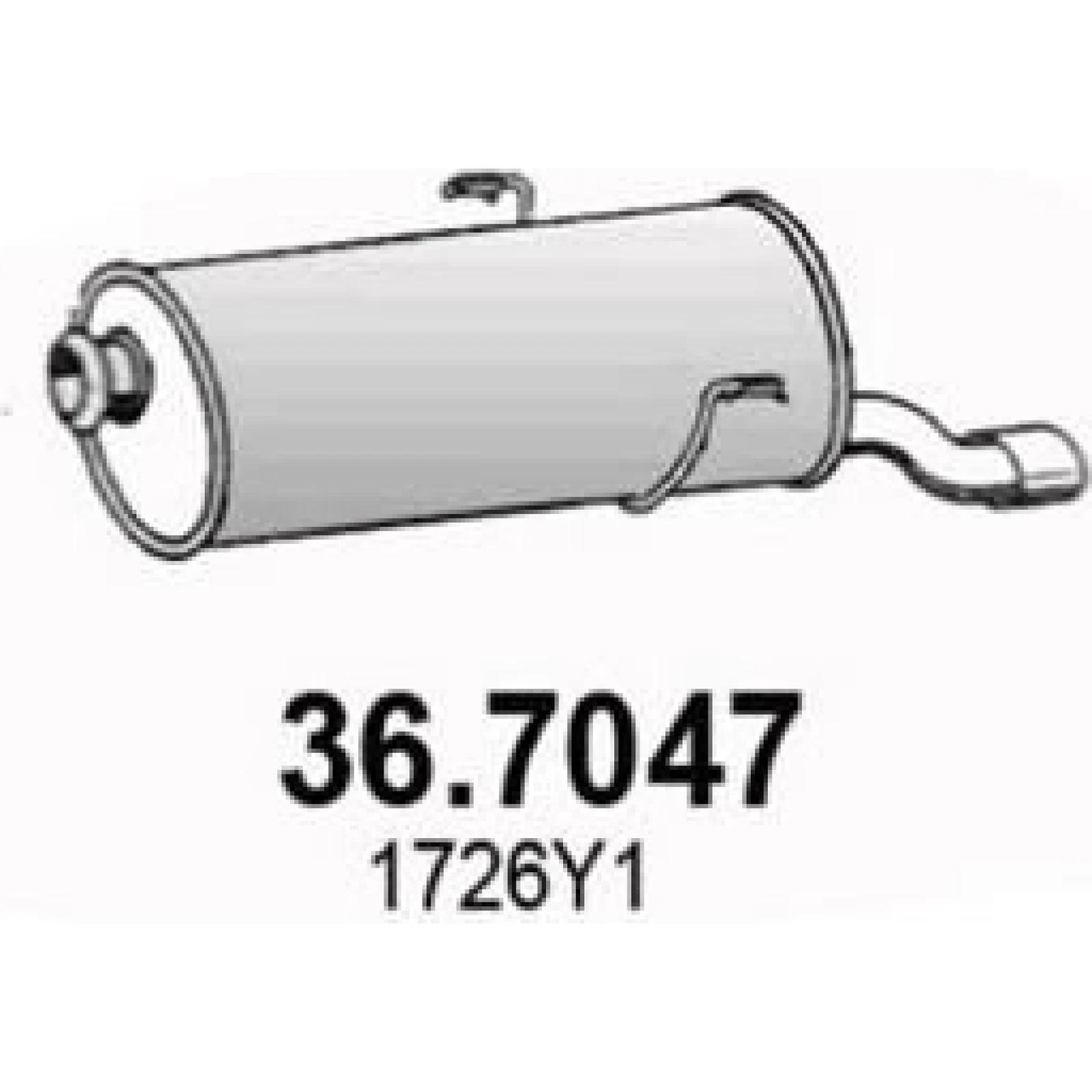 Endschalldämpfer 36.7047