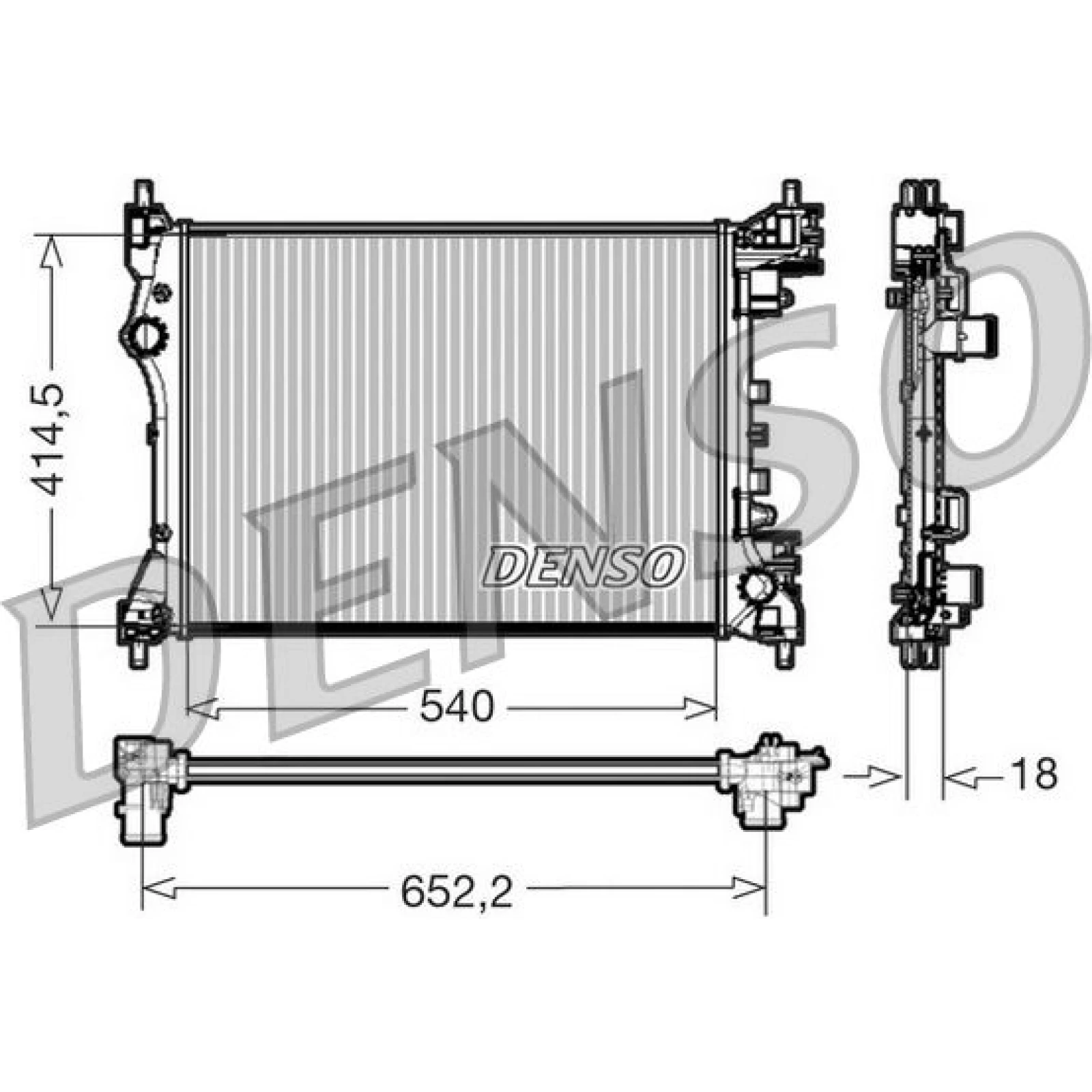 DENSO Motorkühler DRM01005