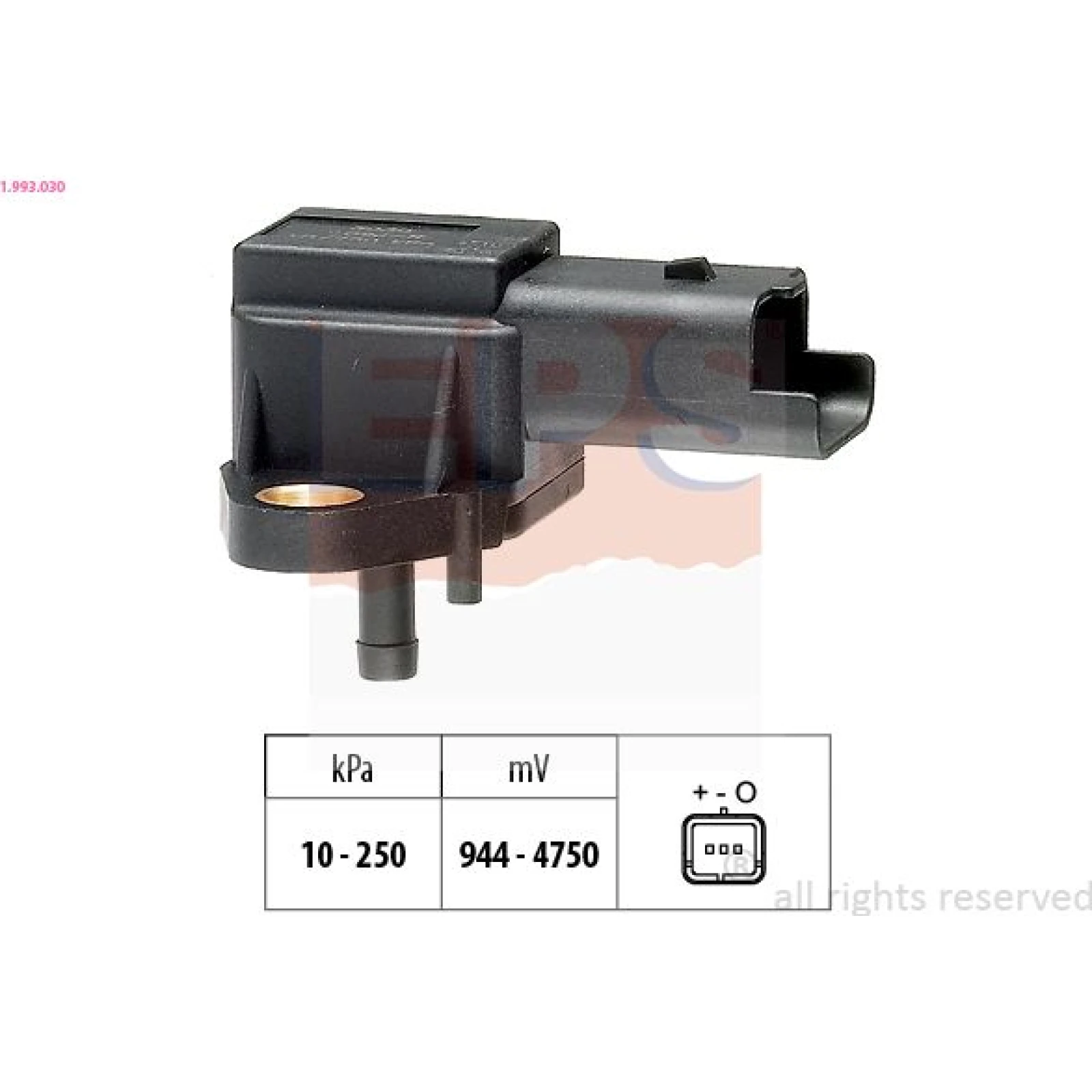 Luftdrucksensor, Saugrohrdruck 1.993.030