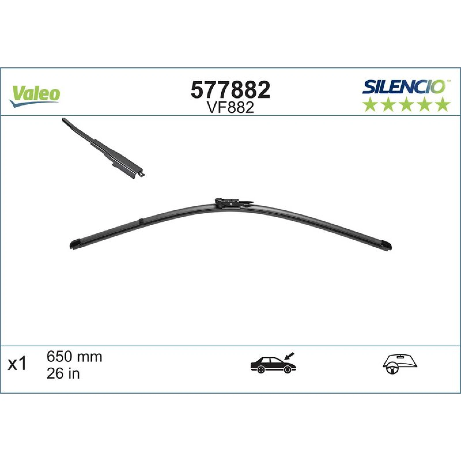 VM882 VALEO Silencio X.TRM SINGLE 577882