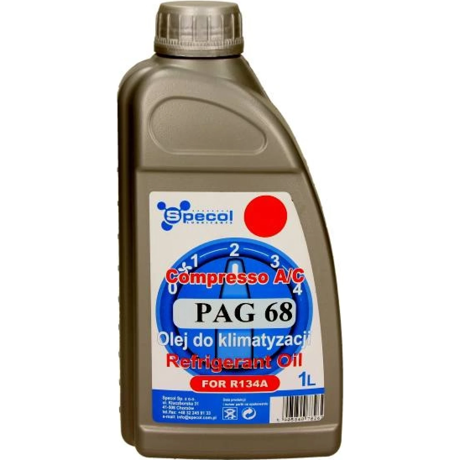 Specol Compresso Pag 68 Klimaanlageöl Ohne Uv 1L 100475