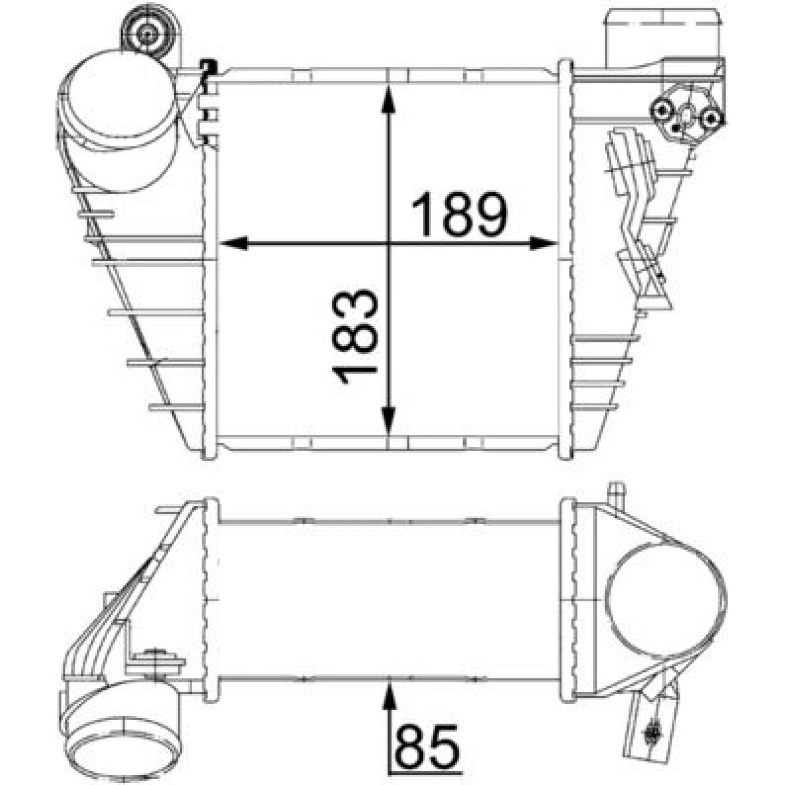 MAHLE Ladeluftkühler CI 22 000S