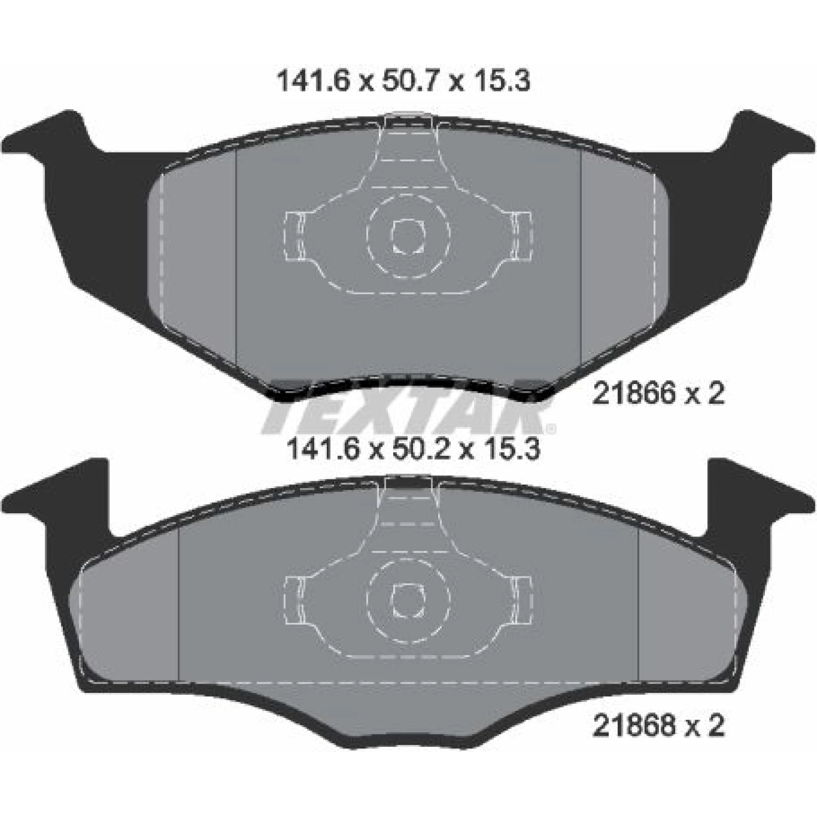 Bremsbelagsatz Vw P.Polo/Lupo 2186601