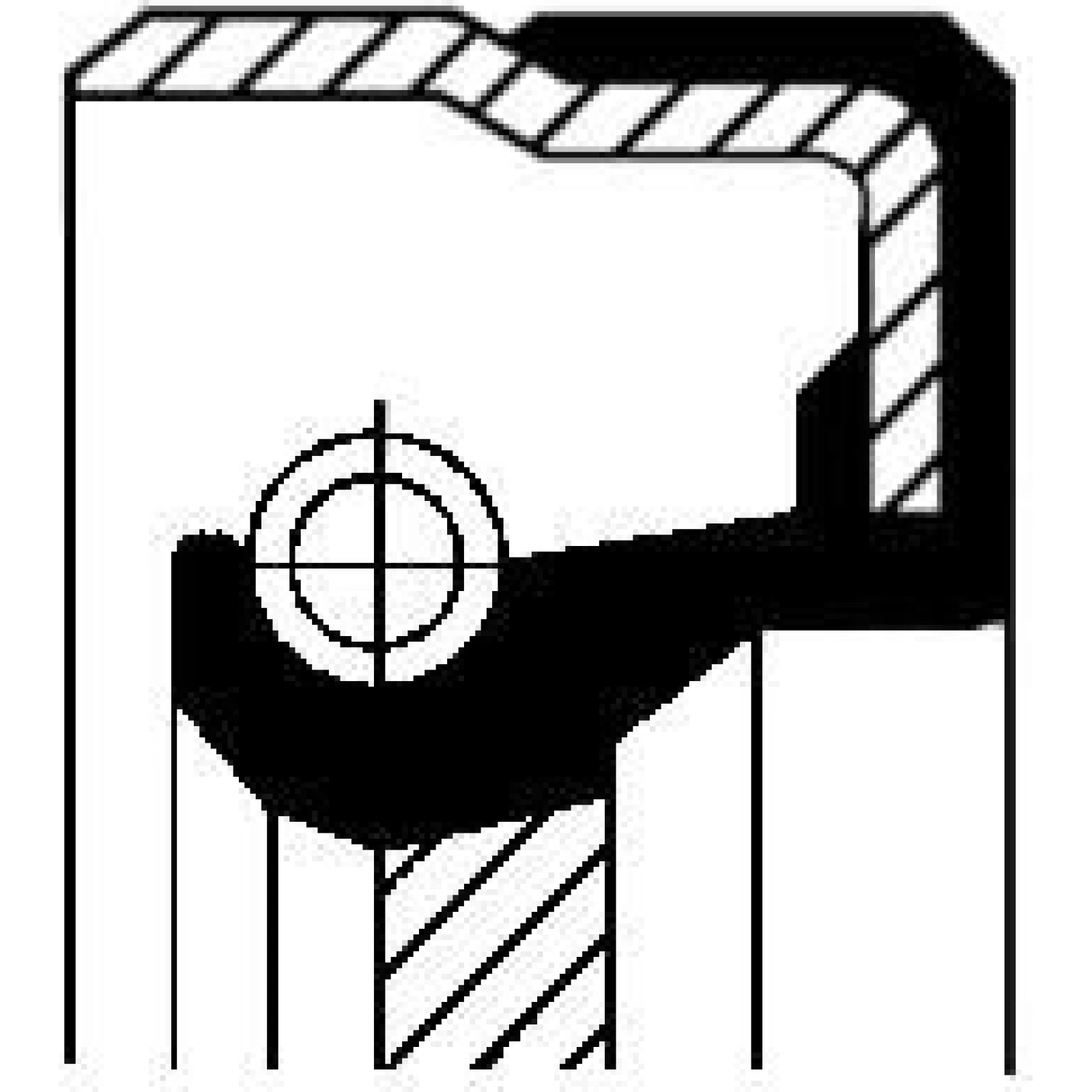 40X56X7 ACM - KAUCZUK POLIAKTYLOWY 12001475