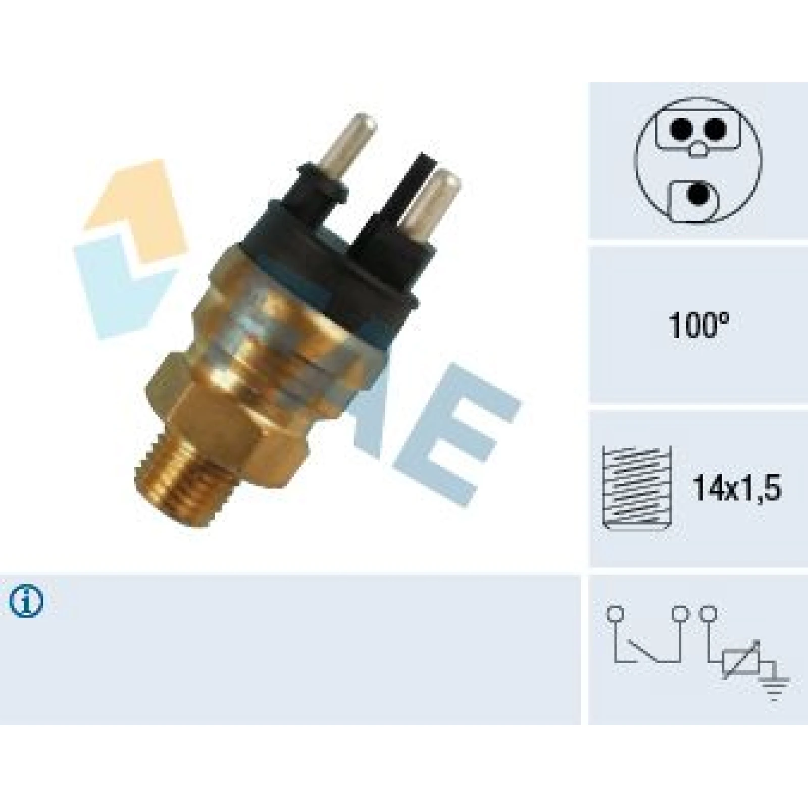FAE Sensor, Kühlmitteltemperatur 34310