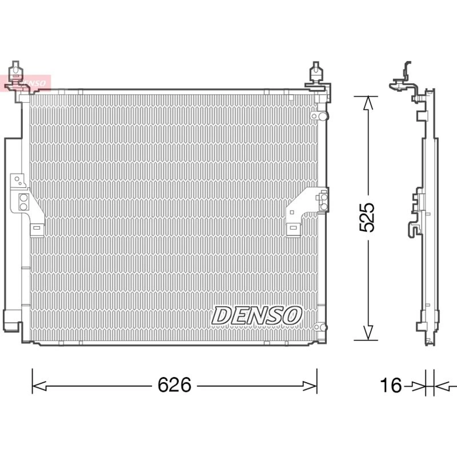 DENSO Klimaanlagenkühler DCN50034