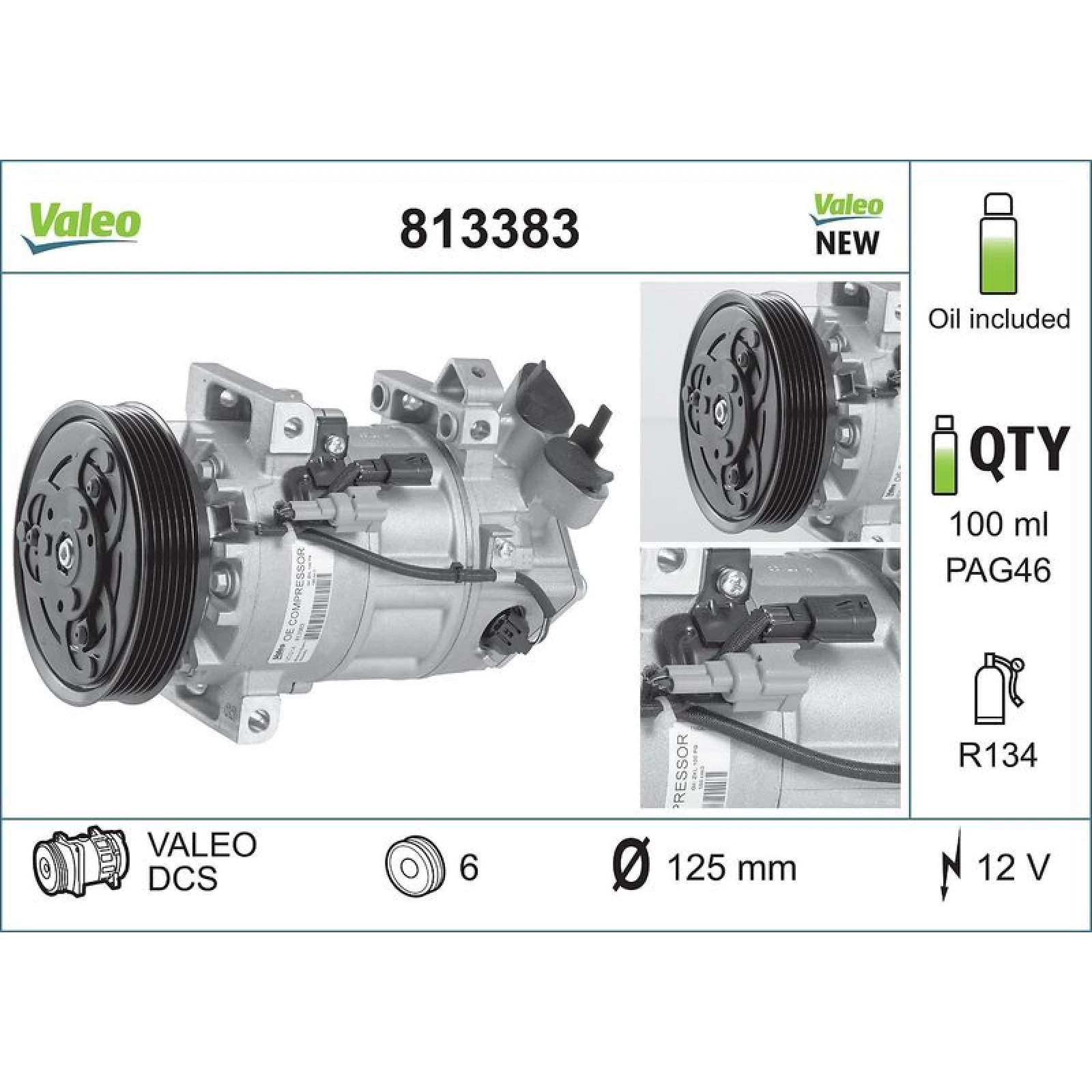 Valeo Klimakompressor 813383