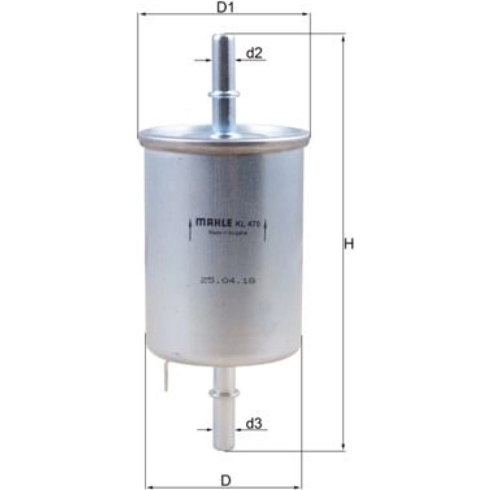 MAHLE Kraftstofffilter KL 470