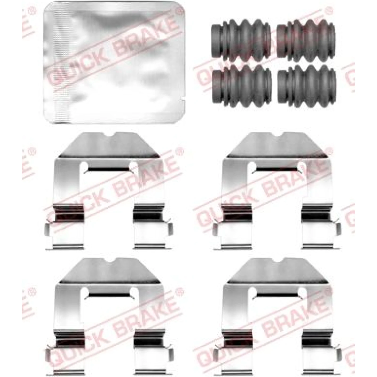 Quick Brake Zusatzsatz für Scheibenbremsbeläge 109-0162