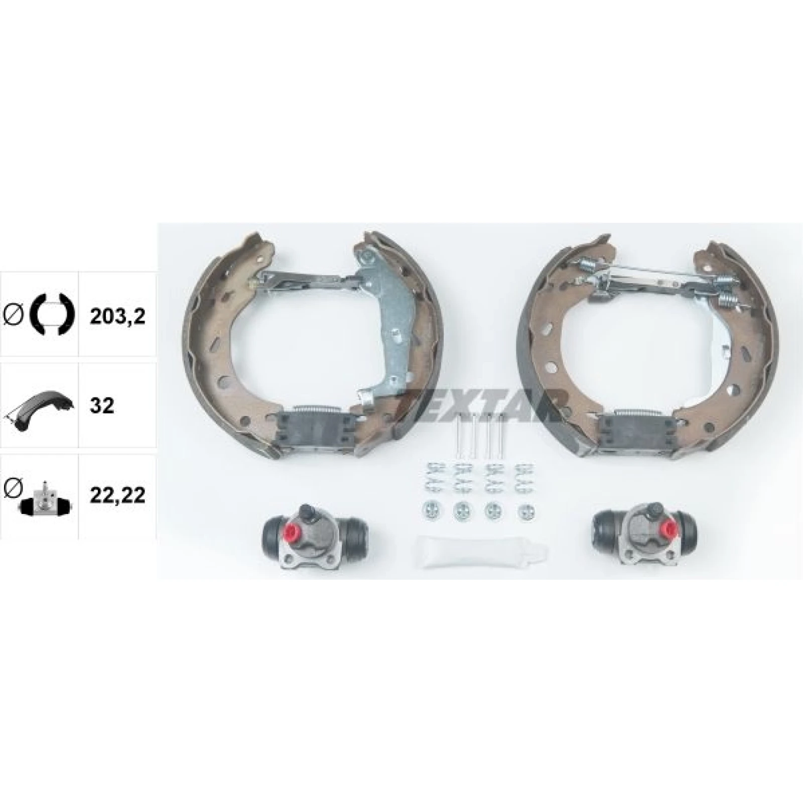 Satz Bremsbacken Smart T. 0,6 / 0,8 Cdi 07/98 84057401
