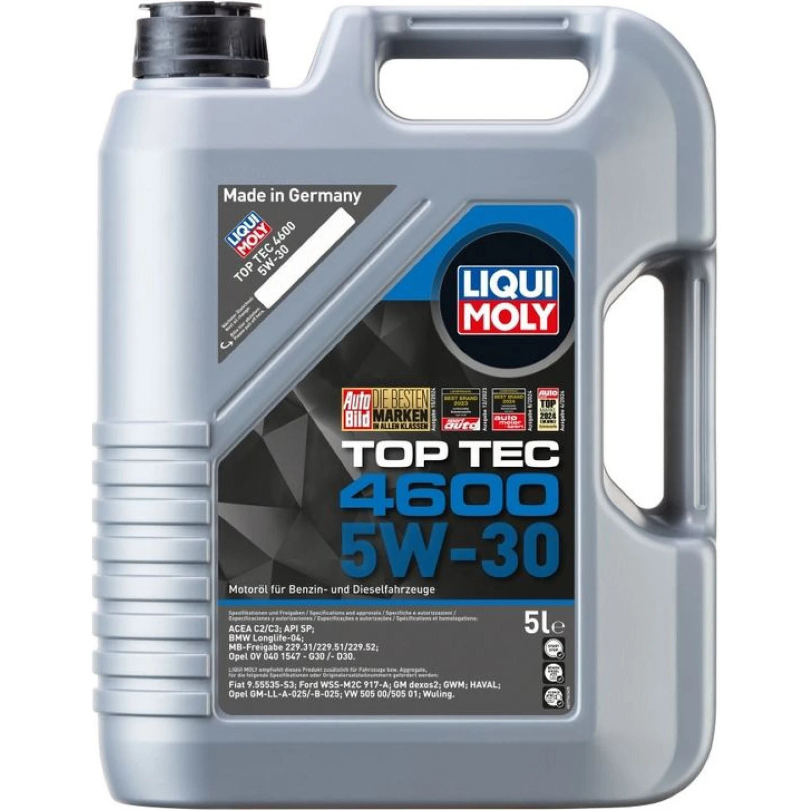 Liqui Moly 5W-30 TOP TEC 4600 3756 Motoröl 5l