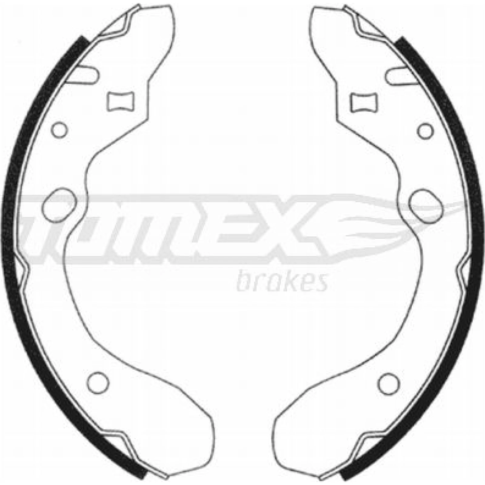 TOMEX brakes Bremsbackensatz TX 20-91