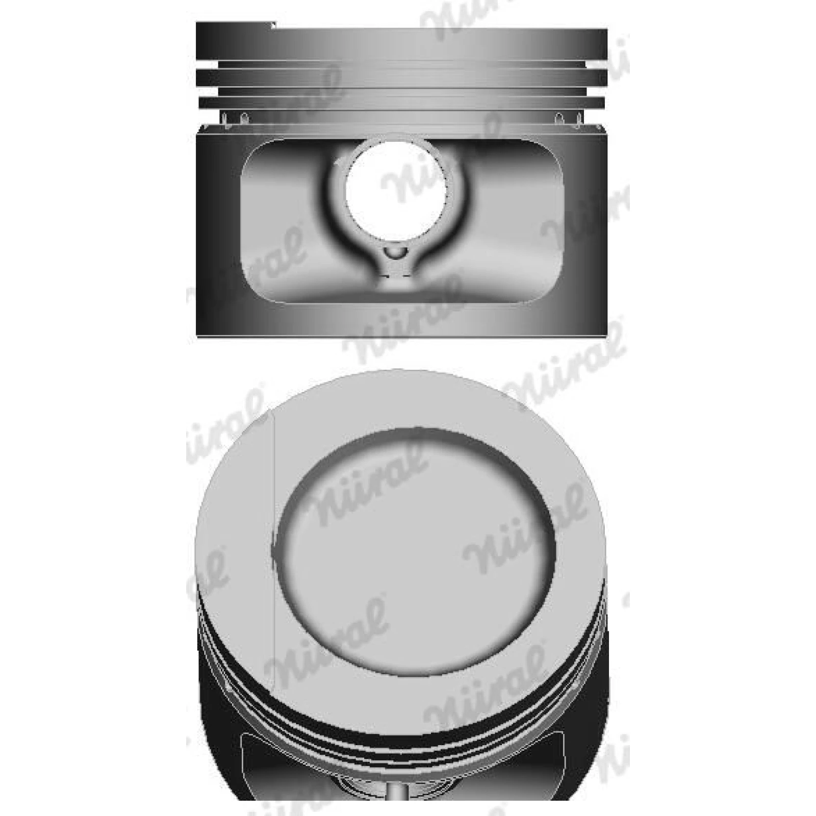 NÜRAL Kolben 87-109407-50
