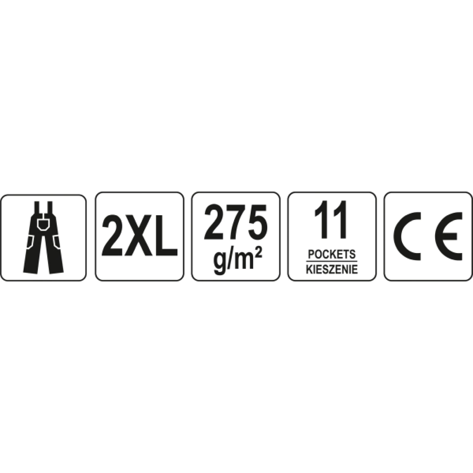 YT-8034 Yato Arbeits- Werkstatt Latzhosel / Xxl