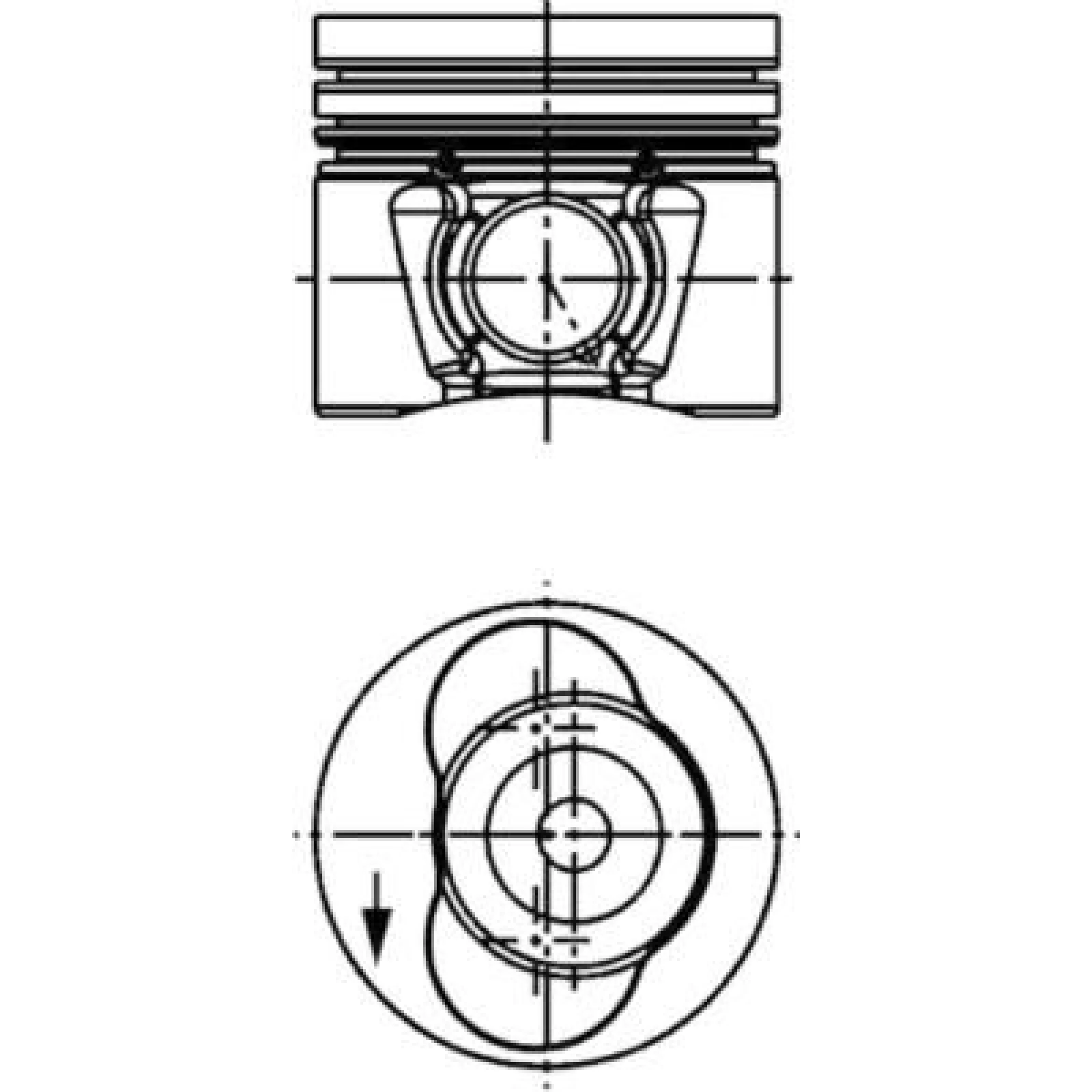 Kolben 40734600