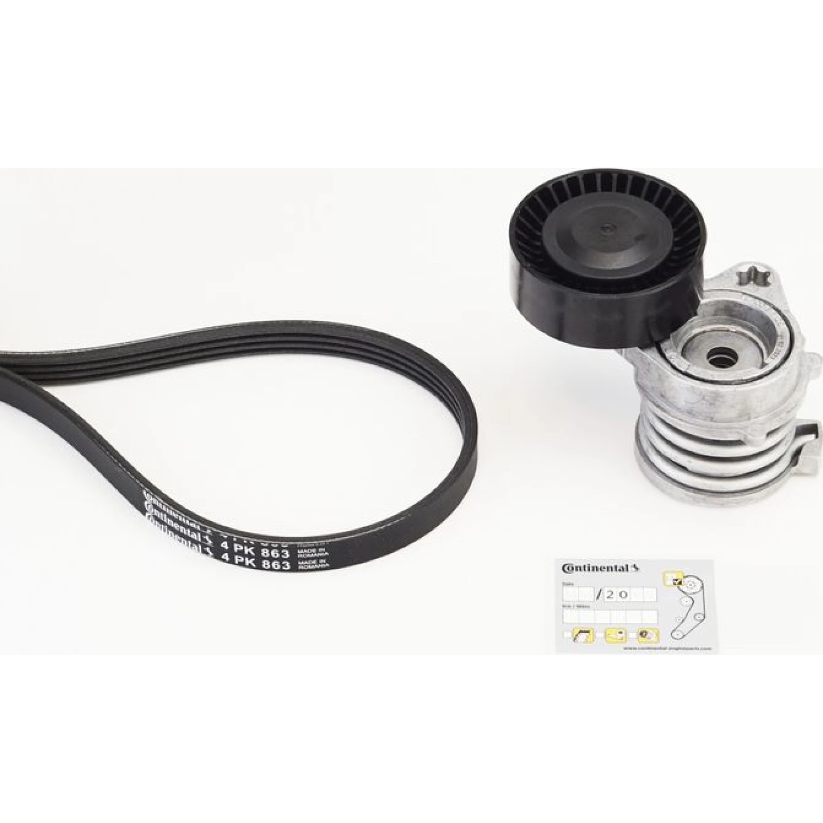 CONTINENTAL CTAM Keilrippenriemensatz 4PK863K1