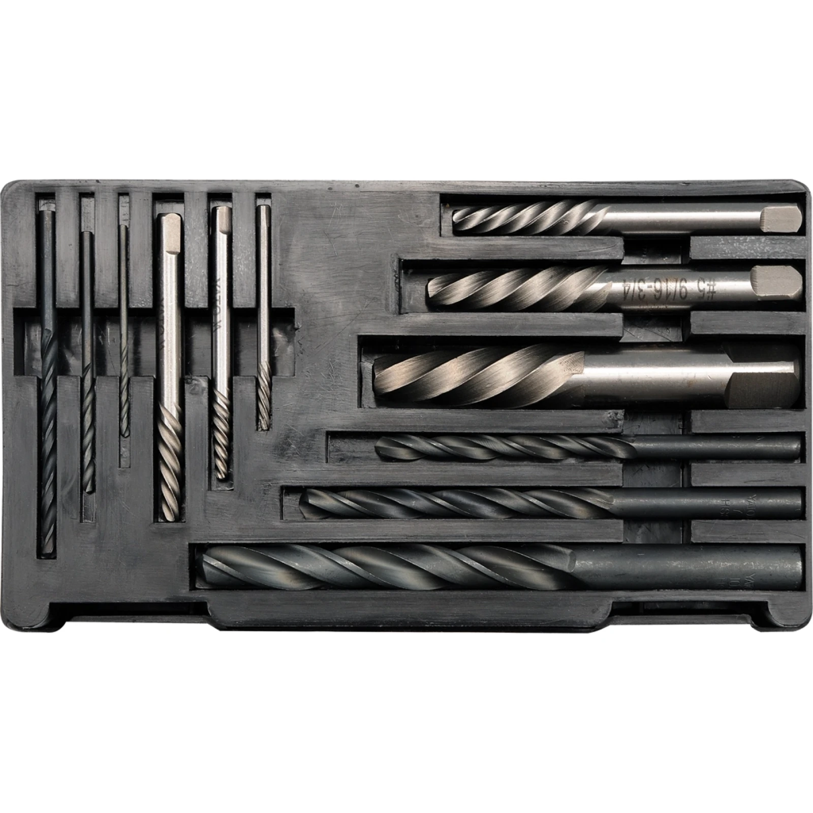 YATO YT-0591 Schraubenausdrehersatz 12-teilig. M3-M24