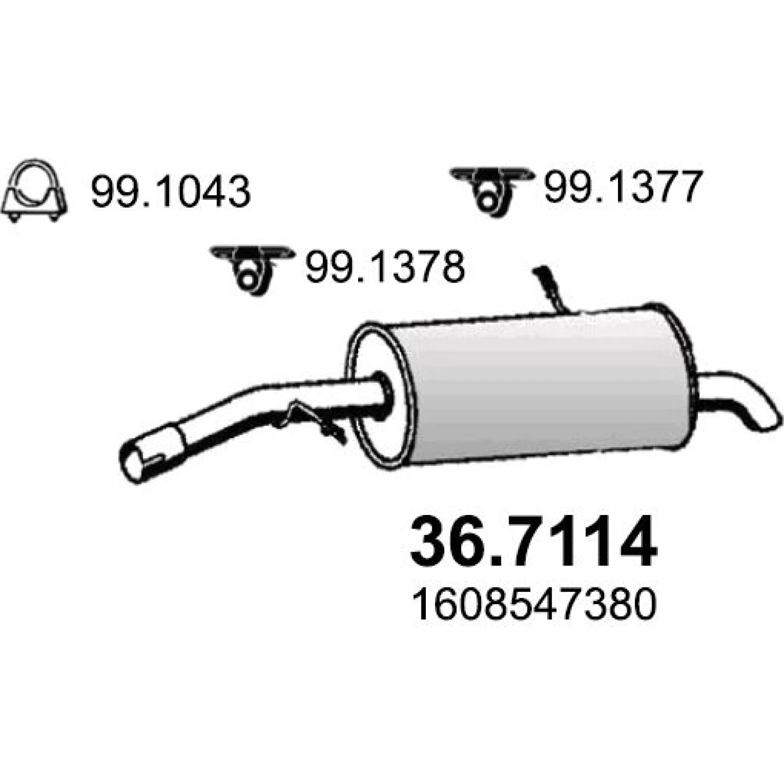 Endschalldämpfer 36.7114