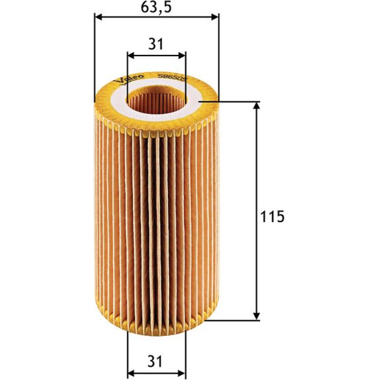 VALEO Ölfilter 586505