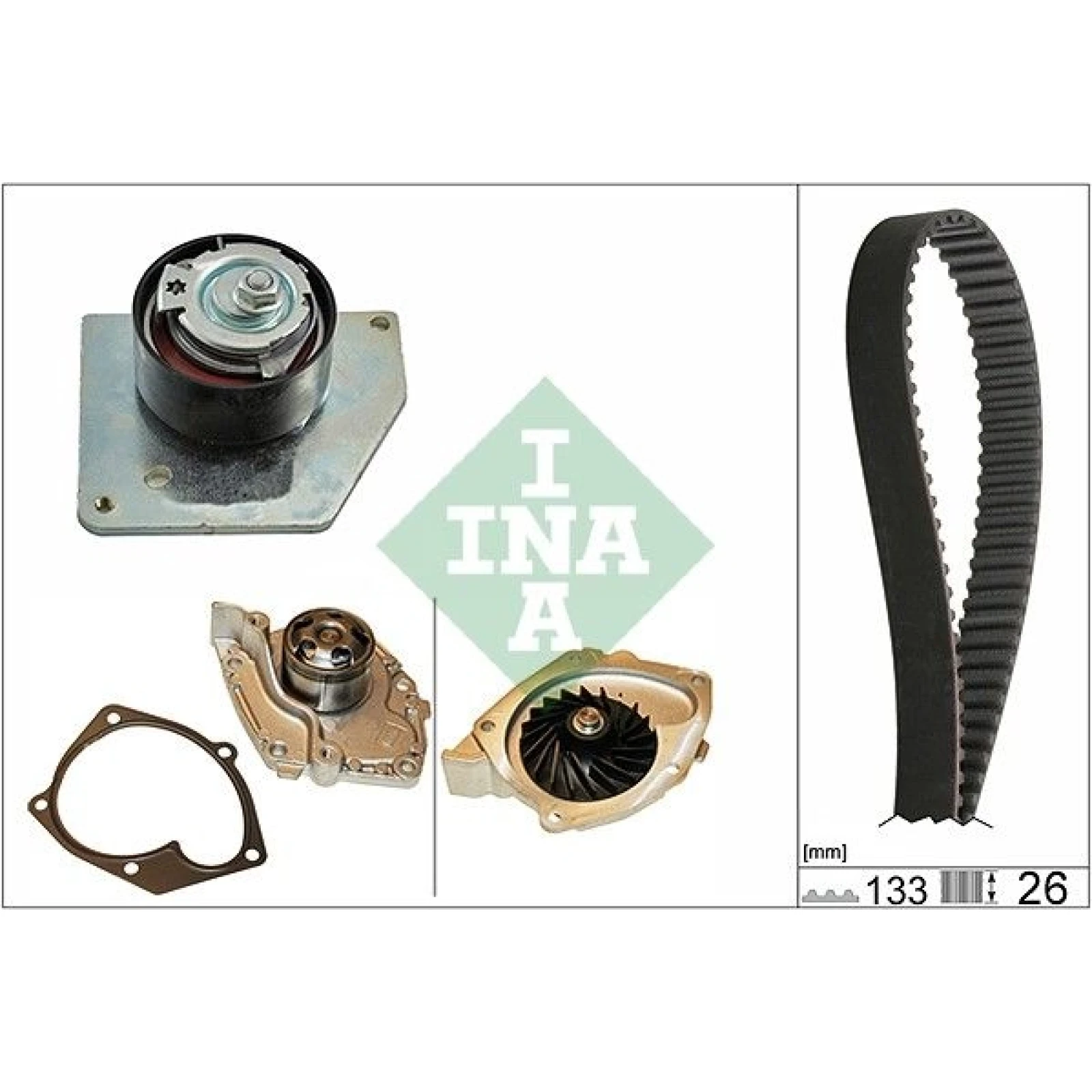 Wasserpumpe + Zahnriemensatz 530 0579 30