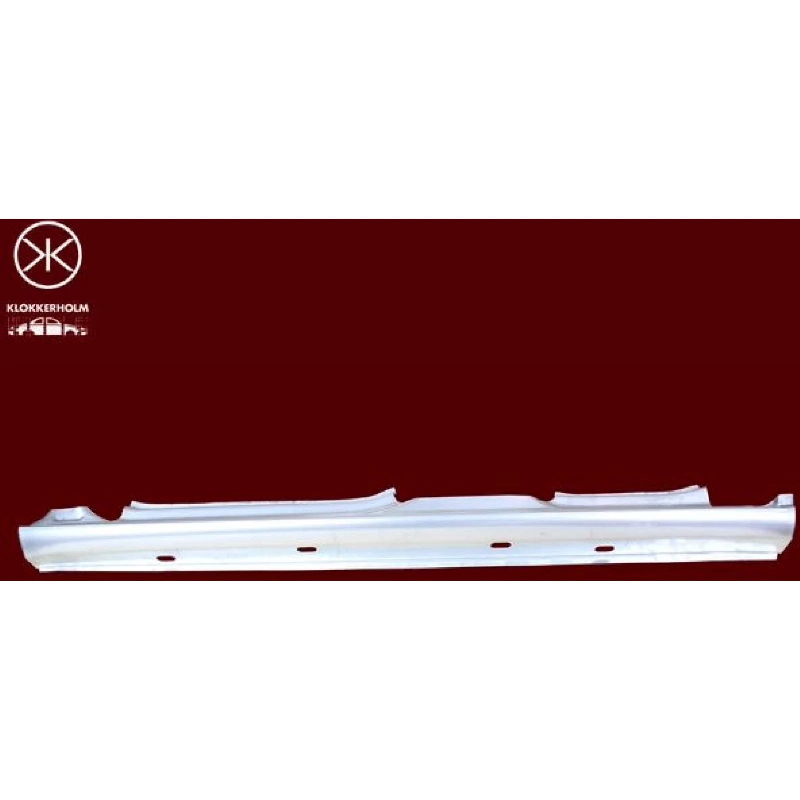 Klokkerholm Seitenschweller Türschweller Reparaturblech Einschweißblech links 6609011 - passend für Seat Ibiza IV (6L1) und Seat Cordoba (6L2),