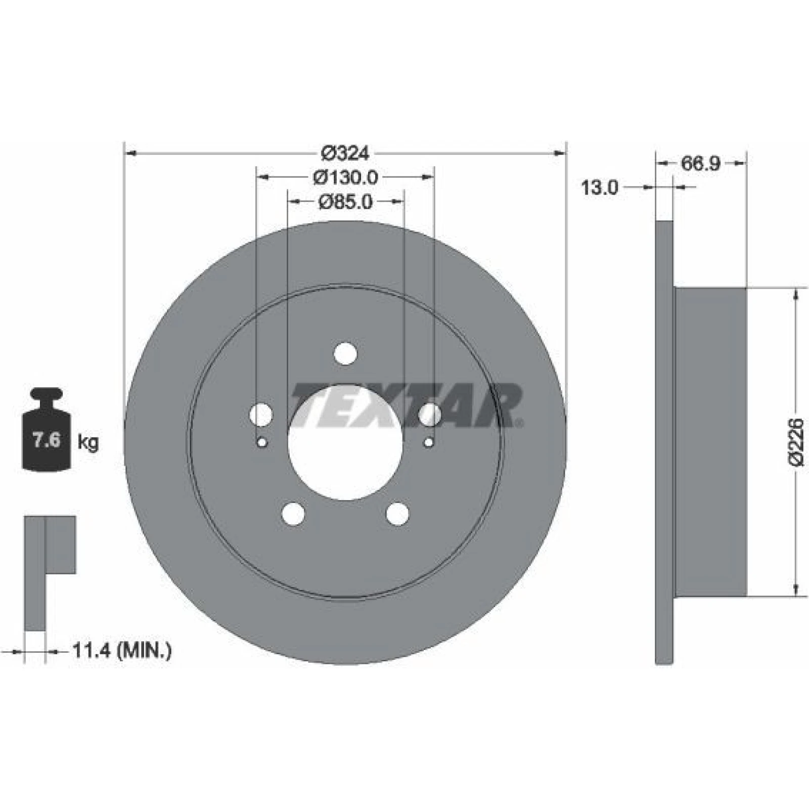 BREMSSCHEIBE 92347403