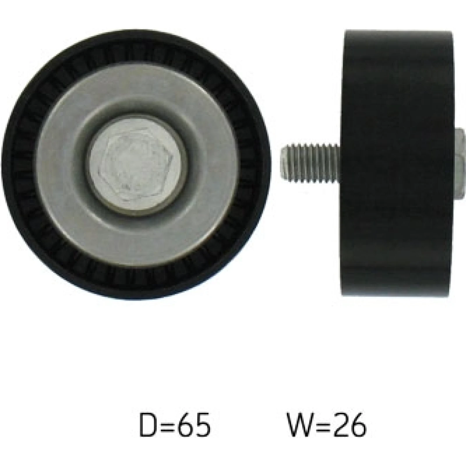 SKF Keilrippenriemen-Spannrolle VKM 31065