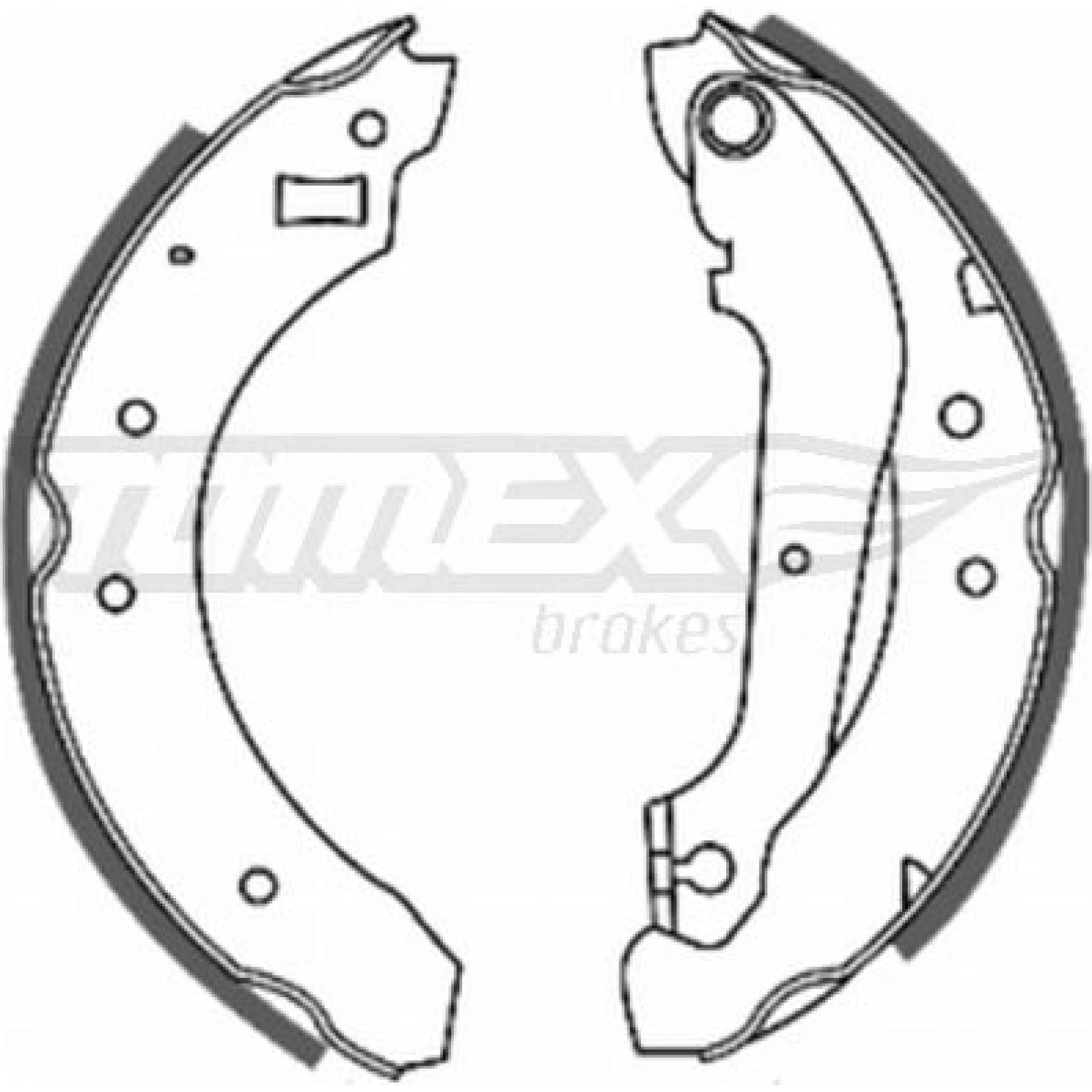 TOMEX brakes Bremsbackensatz TX 20-21