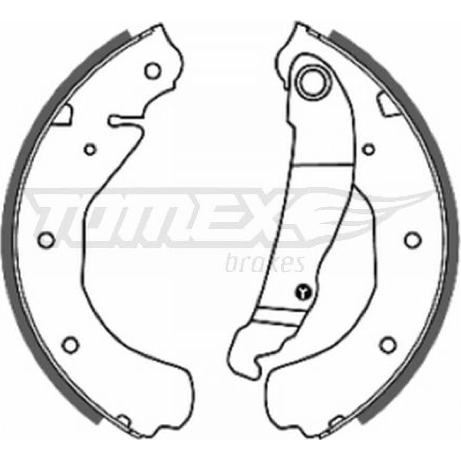 TOMEX brakes Bremsbackensatz TX 20-16