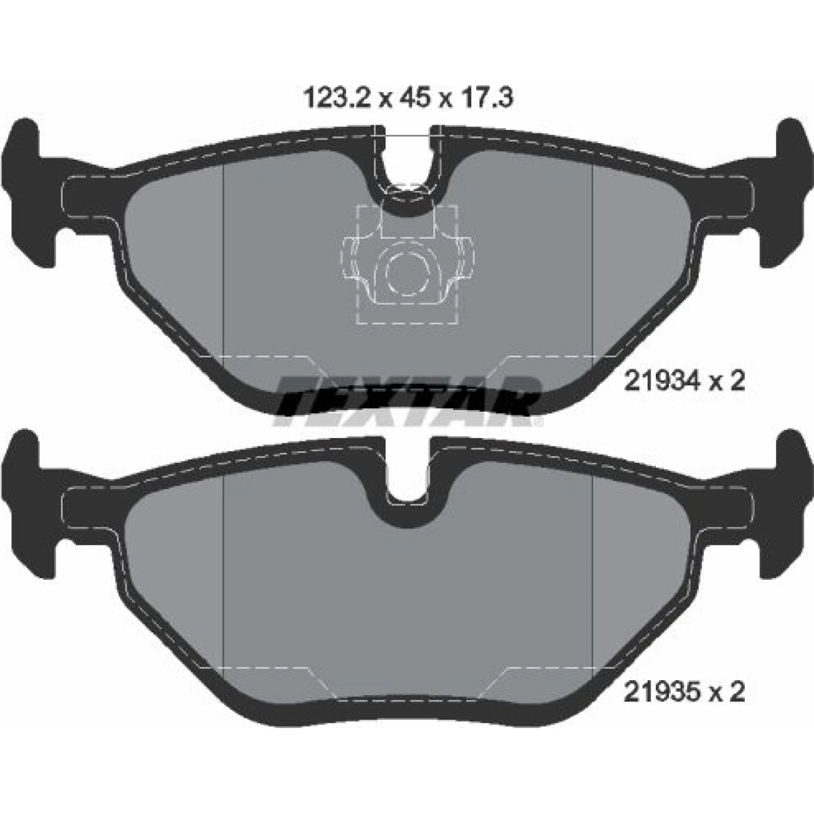 Bremsbelagsatz Bmw T. E46 98-/E85 Z4 03-/Rover 75 2193402