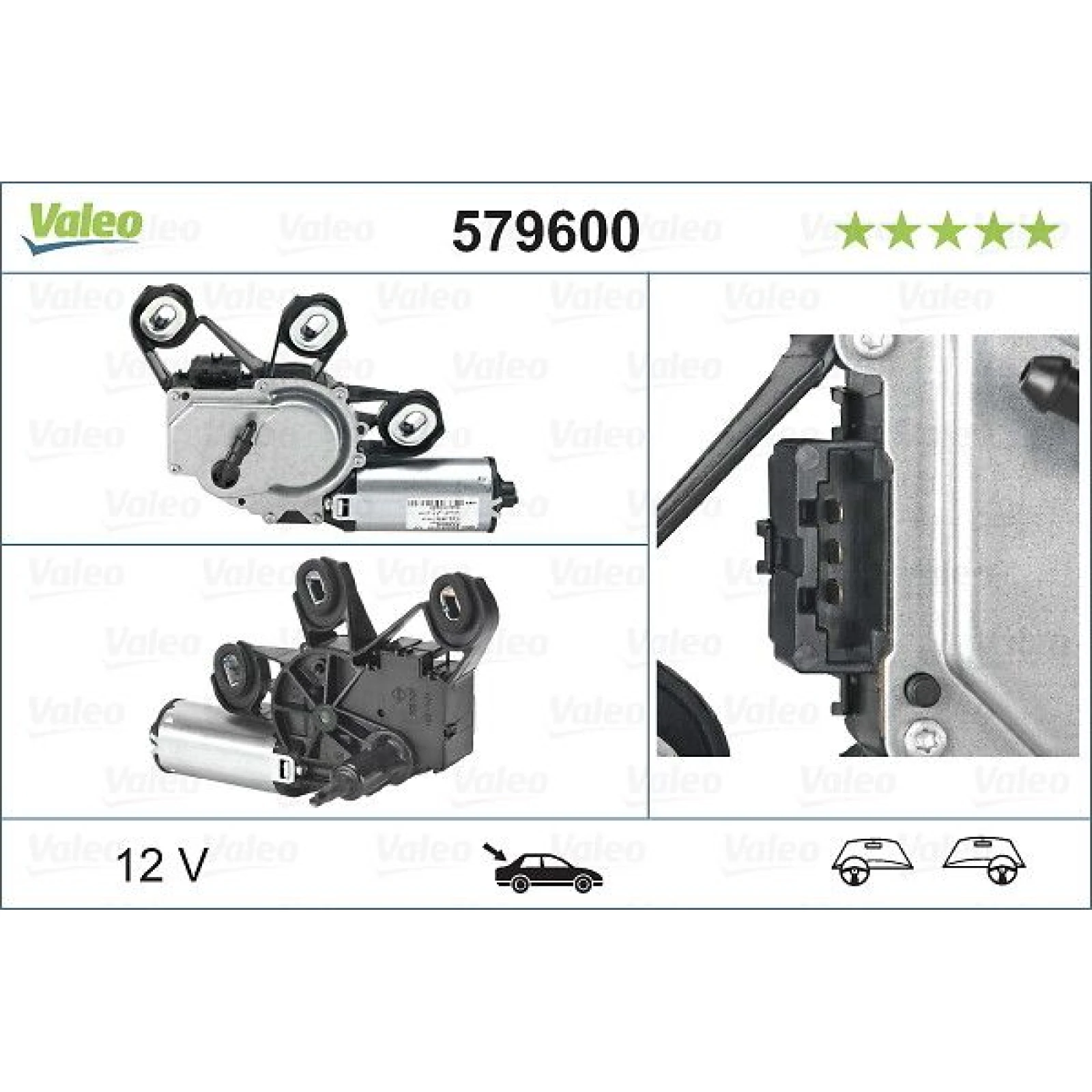 579600 Wischermotor hinten