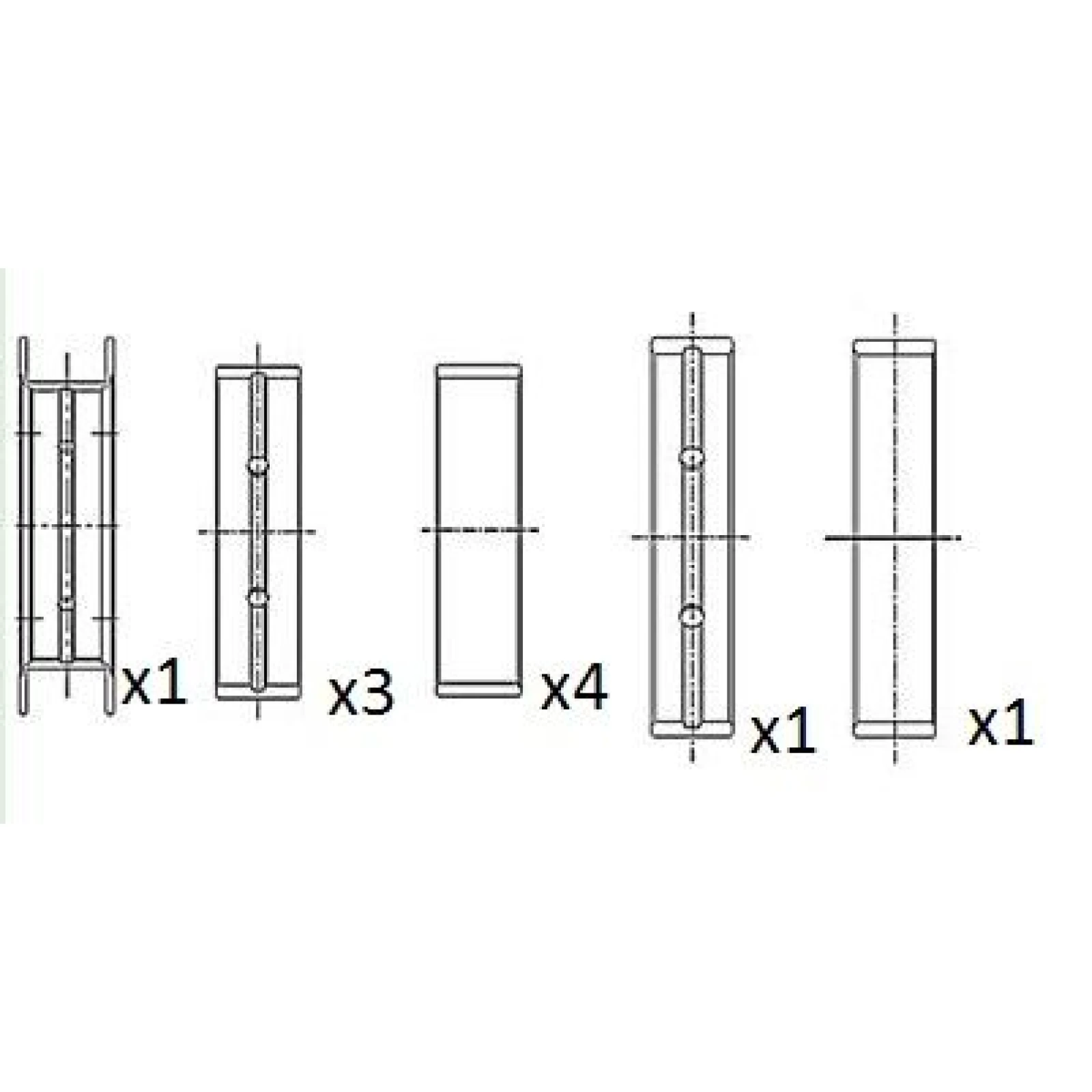 FAI AutoParts Kurbelwellenlager BM1020-STD