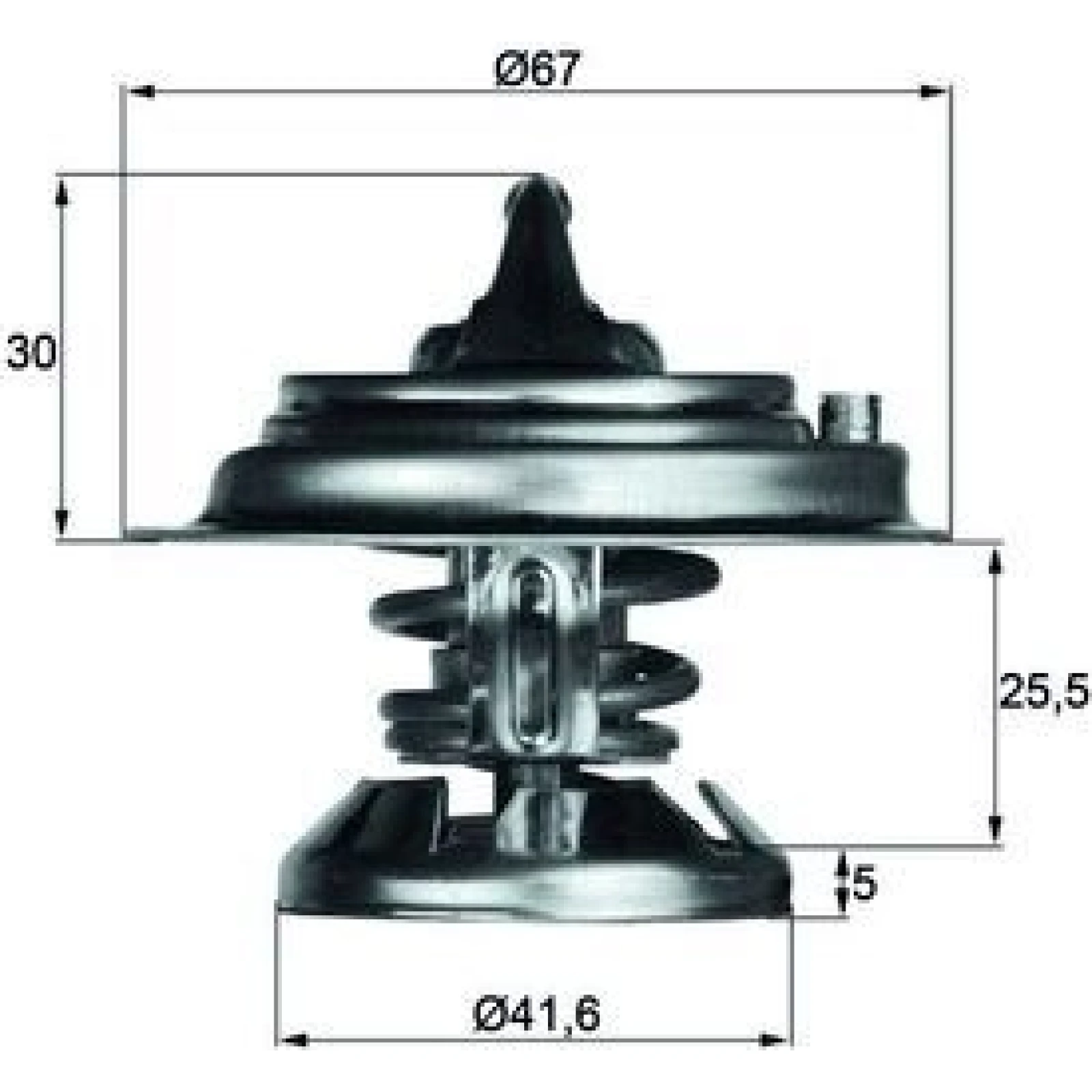 Thermostateinsatz mit Dichtung TX 29 85D