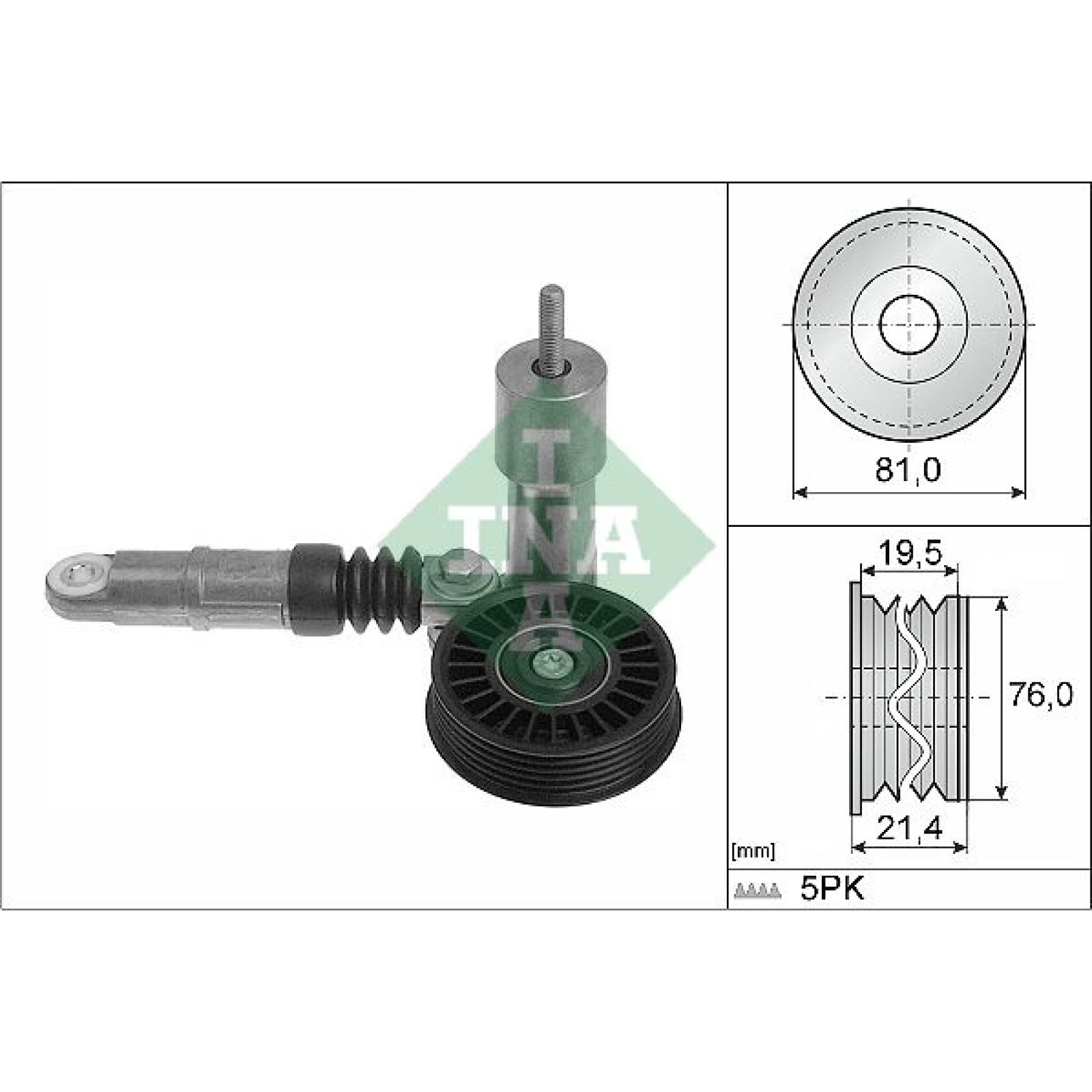 Spannrolle Multi-V 534 0014 10