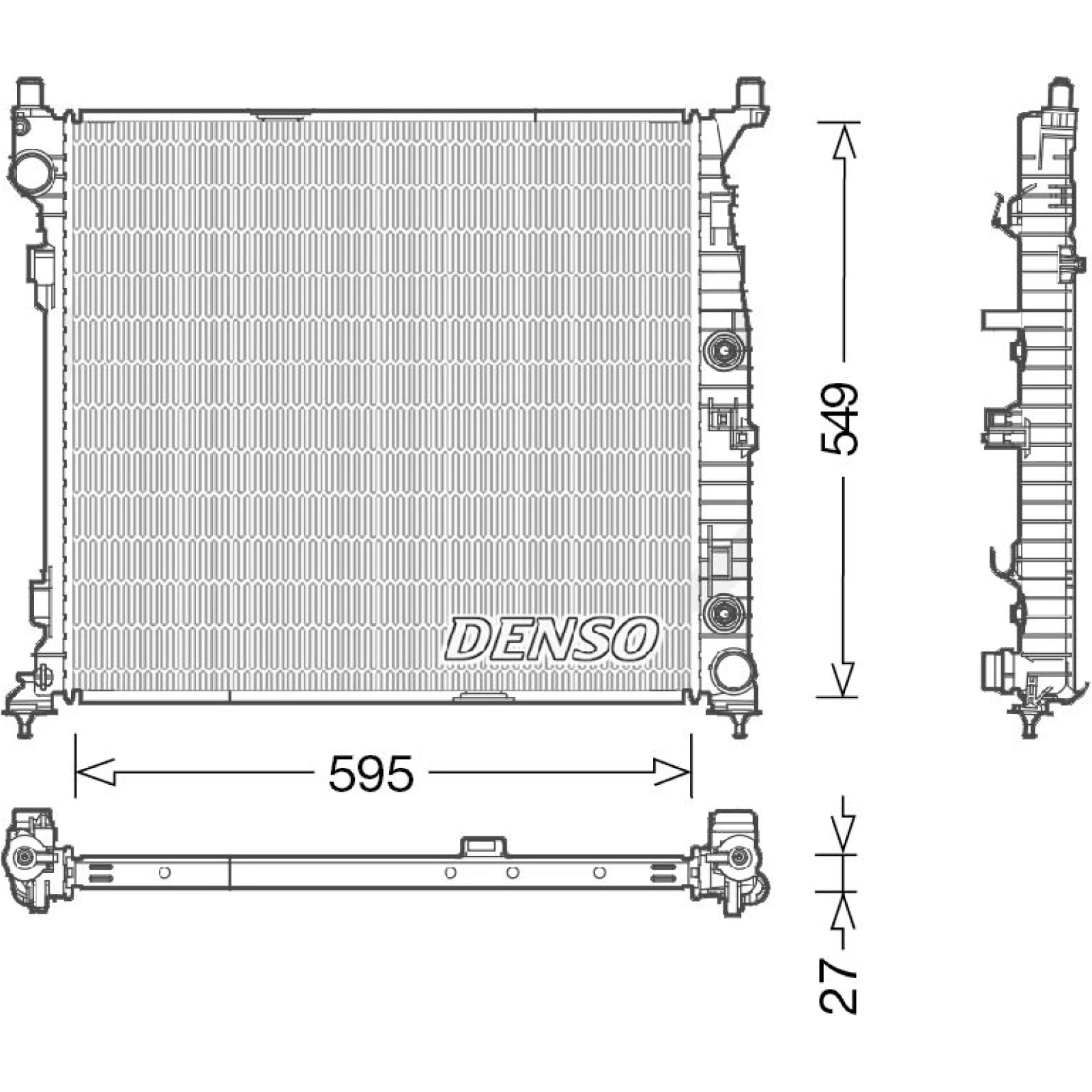 DENSO Motorkühler DRM17055