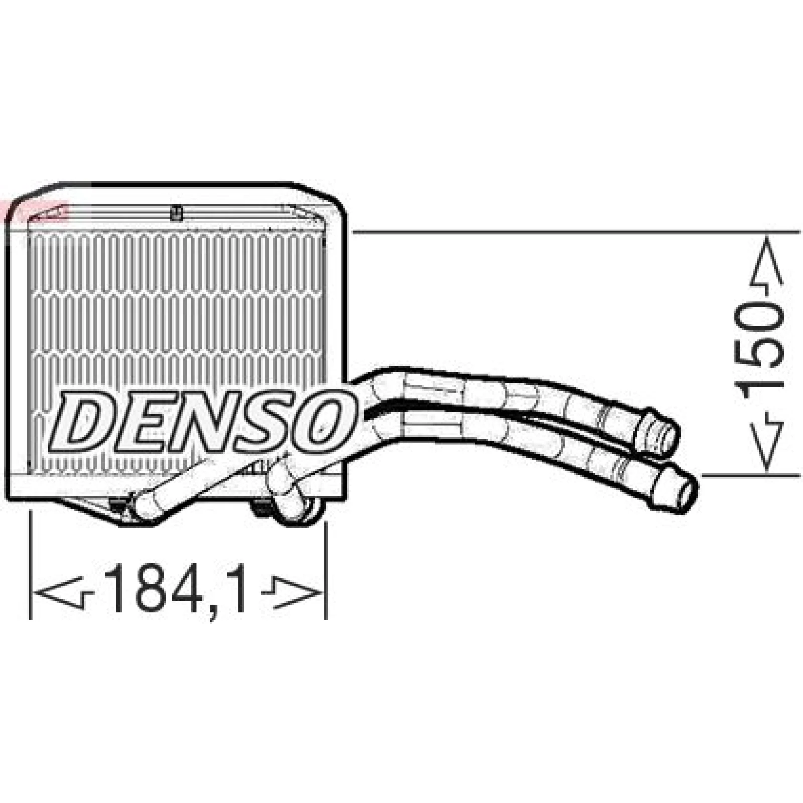 DENSO Wärmetauscher, Innenraumheizung DRR09102