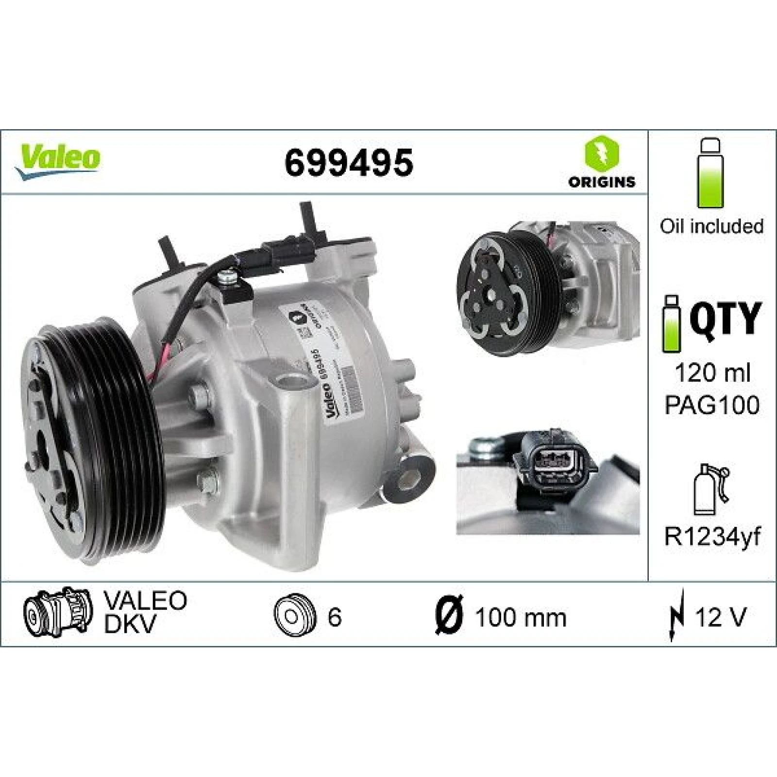 KOMPRESSOR, KLIMAANLAGE 699495