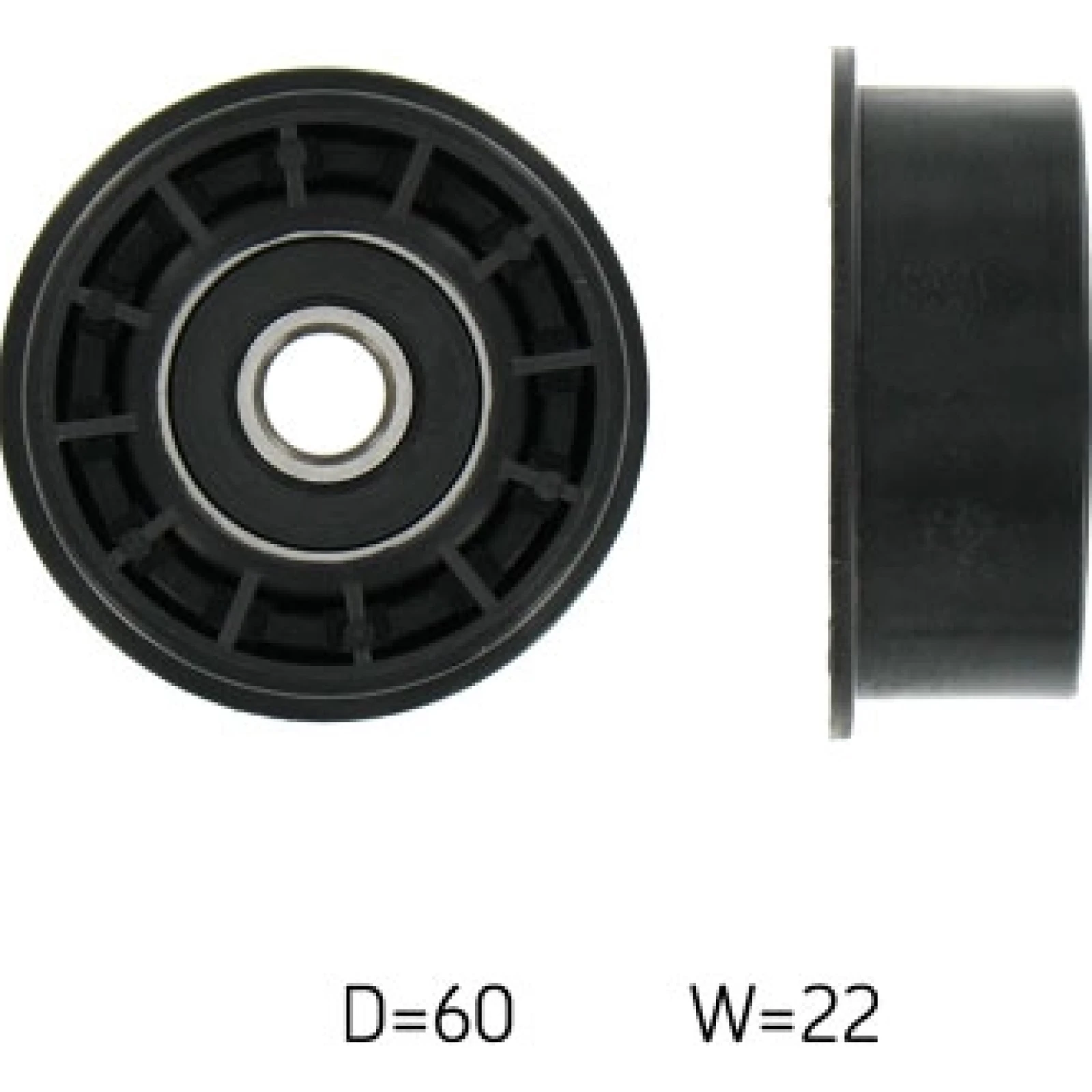 Umlenkrolle Synchrontrieb VKM 22510