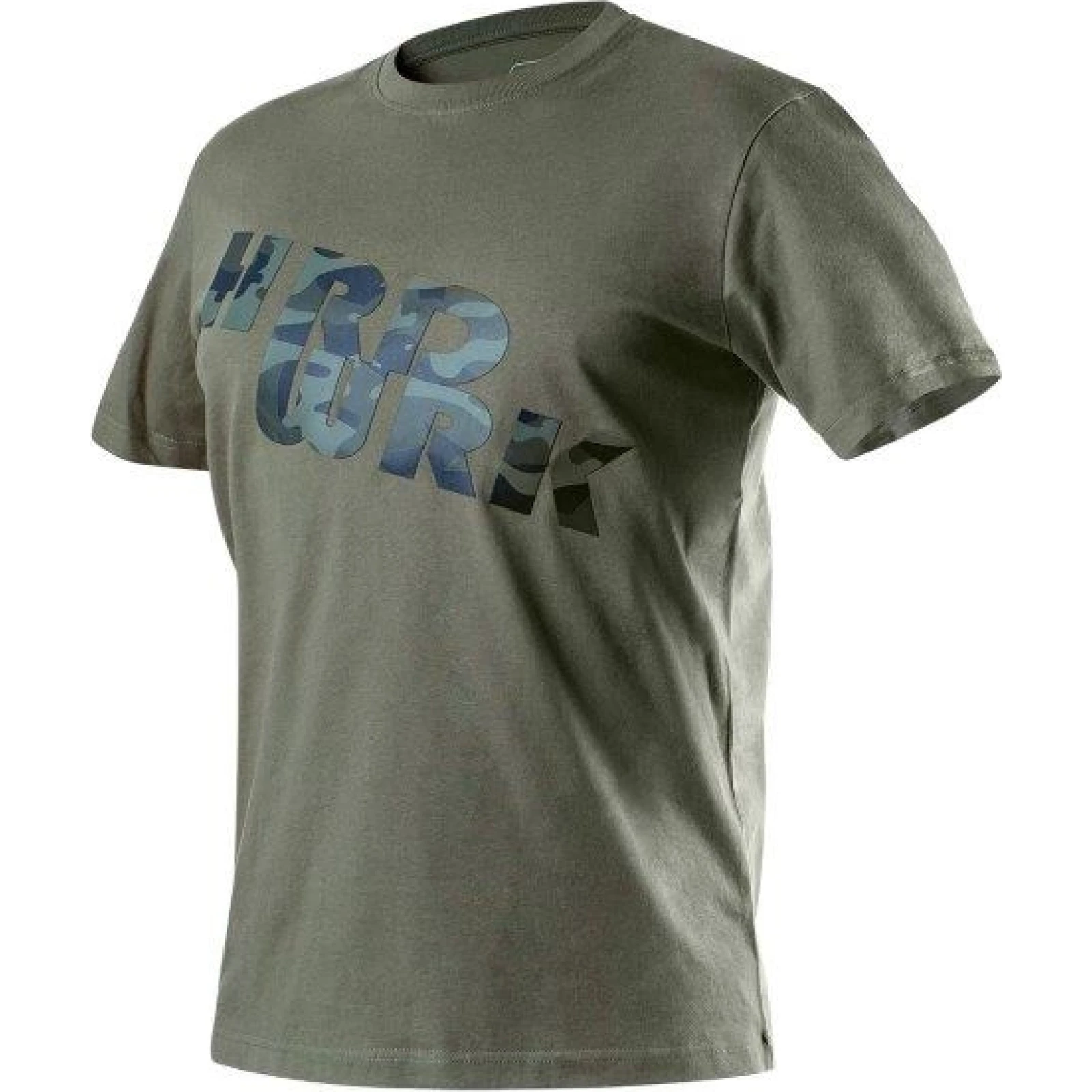 Arbeits-T-Shirt In Oliv-Camouflage, Gr÷ße L 81-612-L