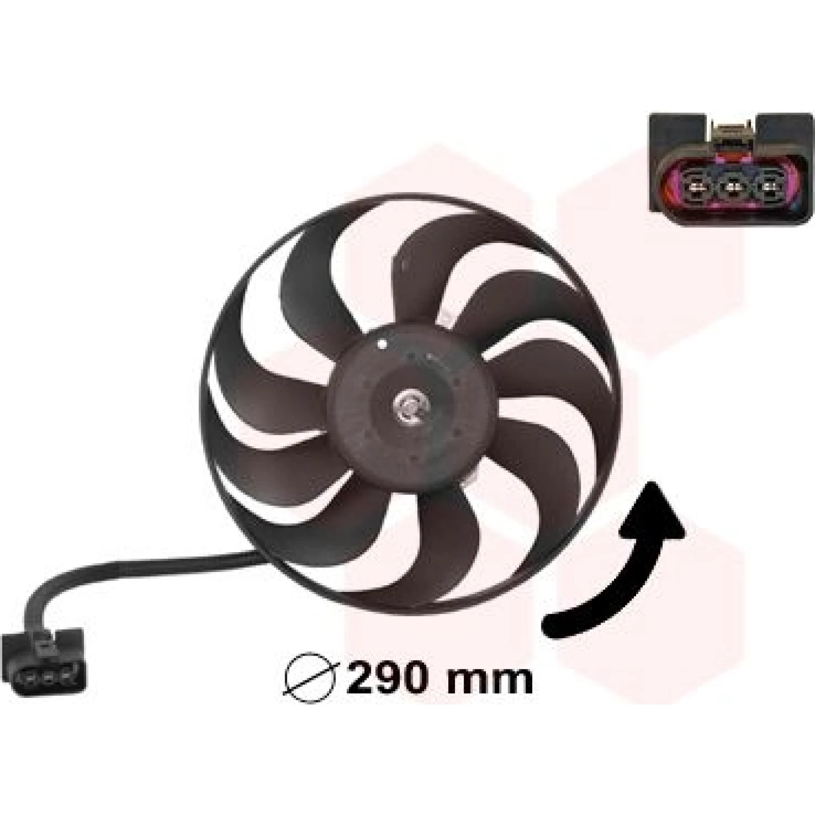 VAN WEZEL Lüfter, Motorkühlung 5888745